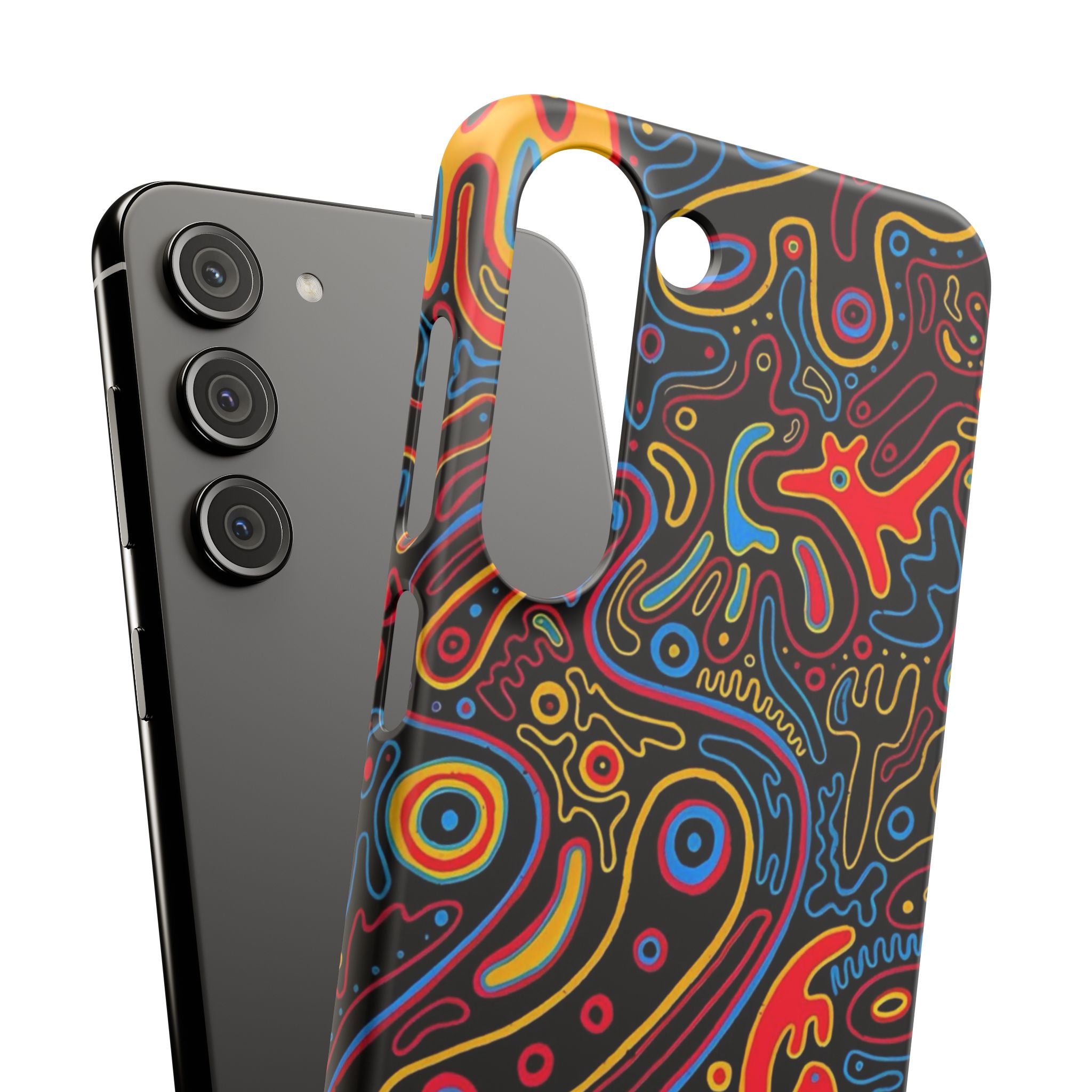 Neon Maze Phone Case