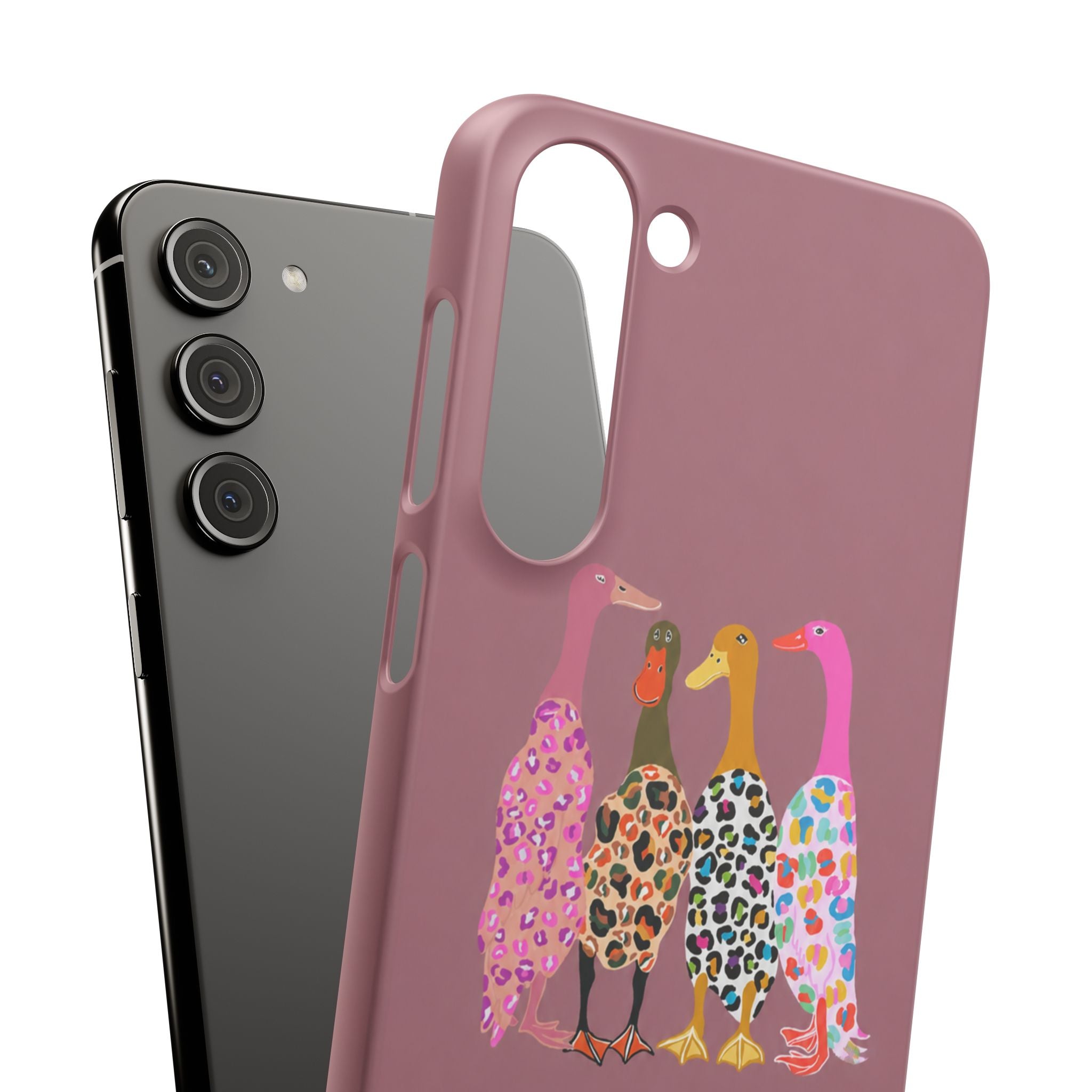 Colorful Leopard Ducks Phone Case