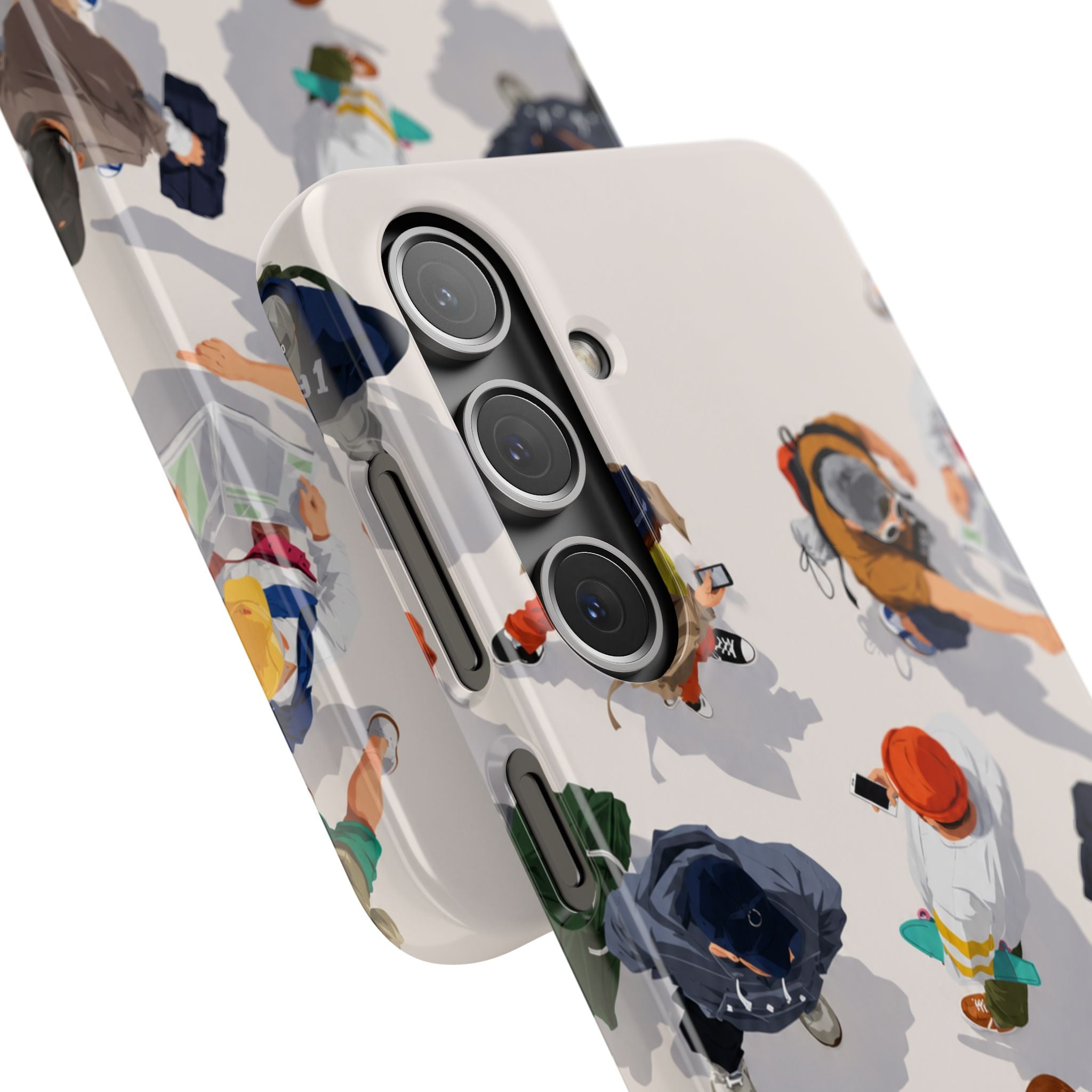 City Crowd Aesthetic Phone Case