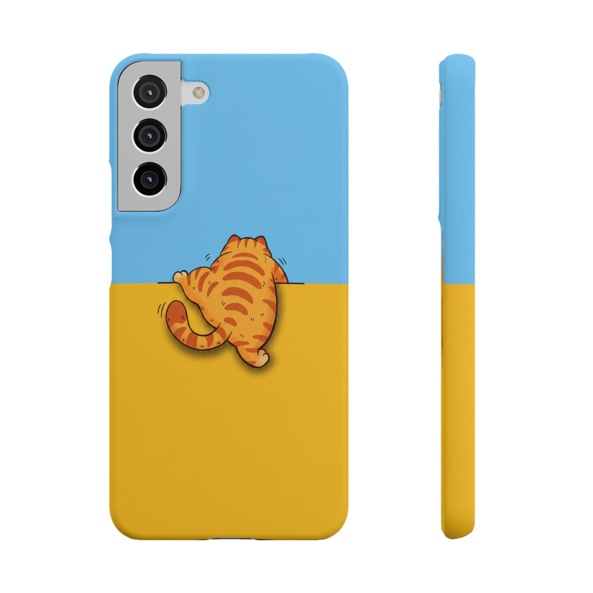 Peekaboo Orange Cat Phone Case
