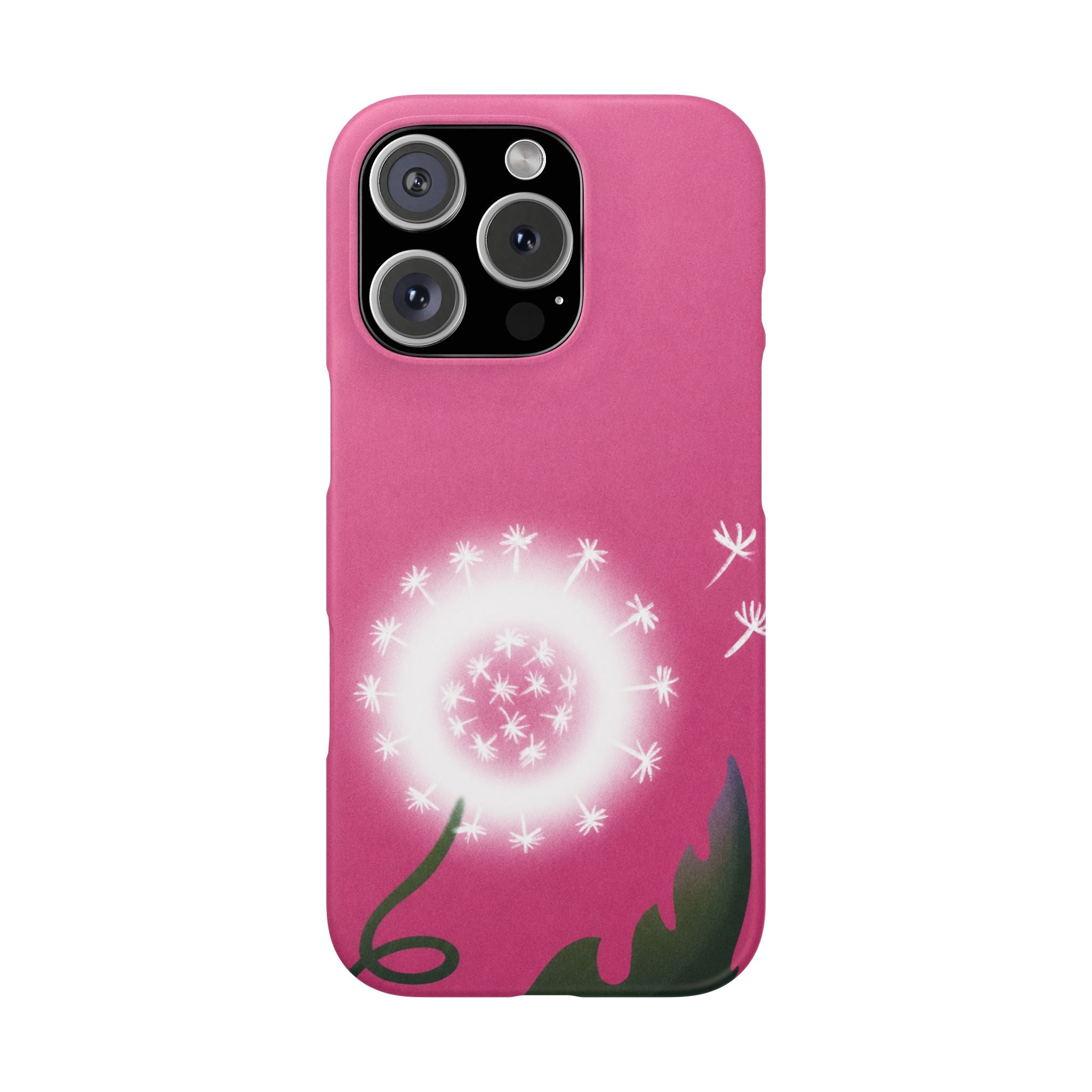Pink Dandelion Phone Case