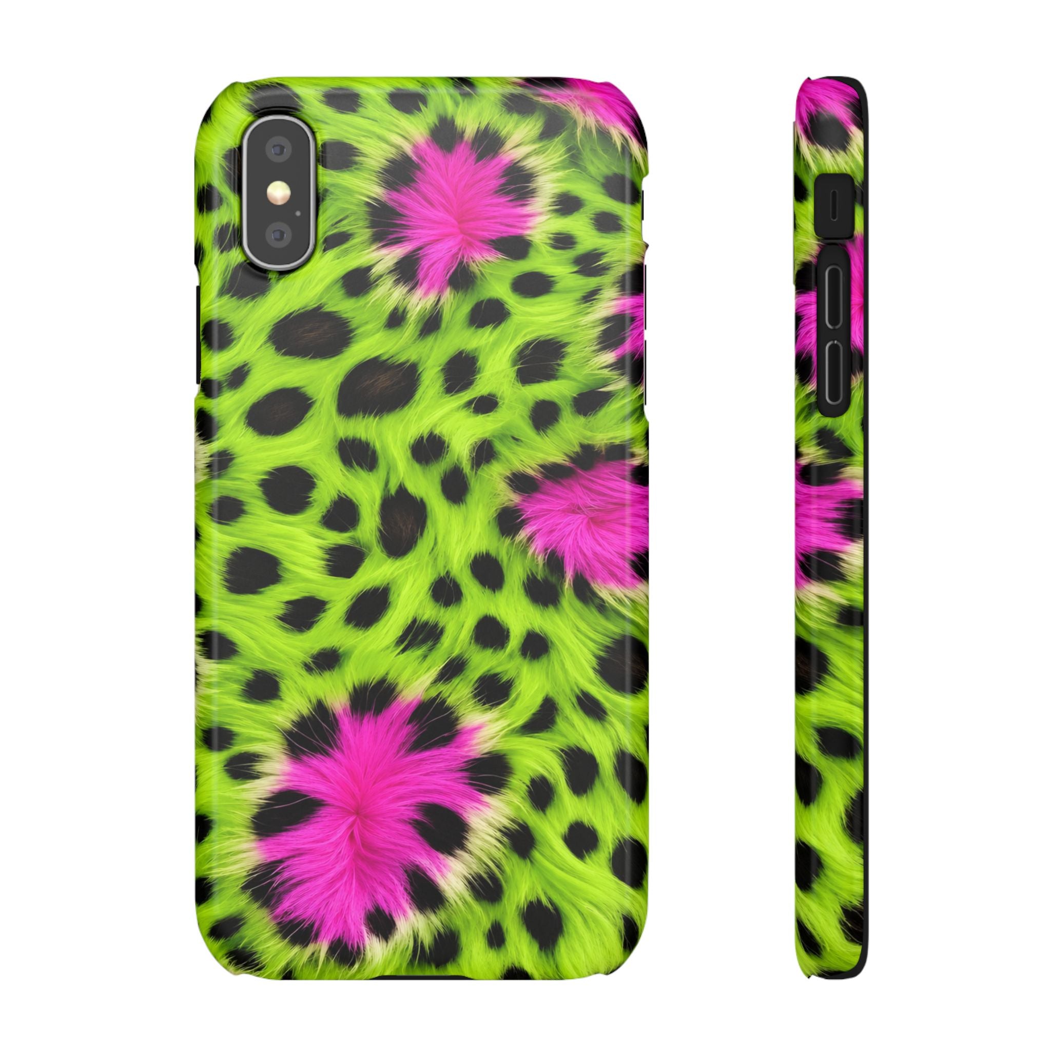 Neon Leopard Phone Case