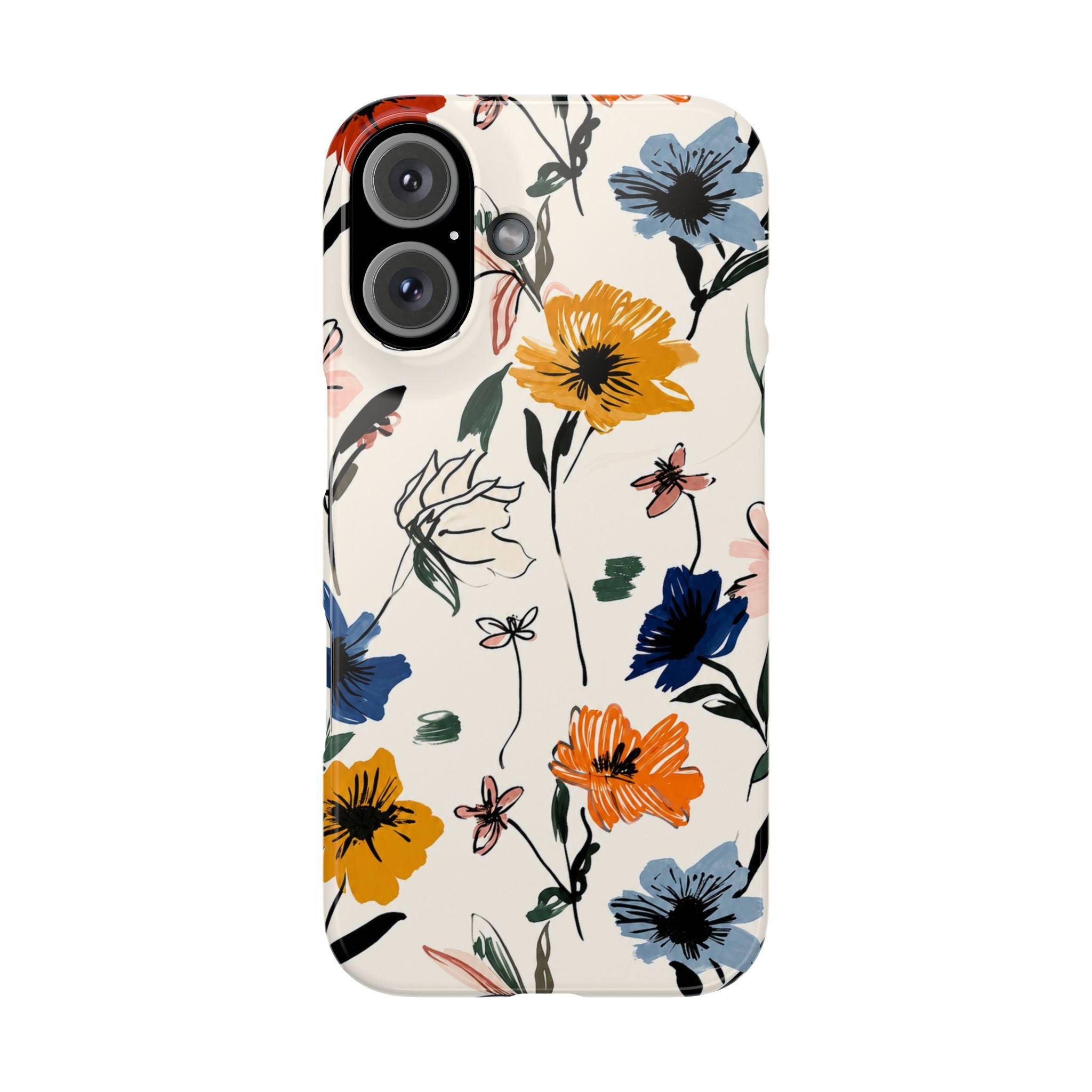 Wildflower Sketch Phone Case