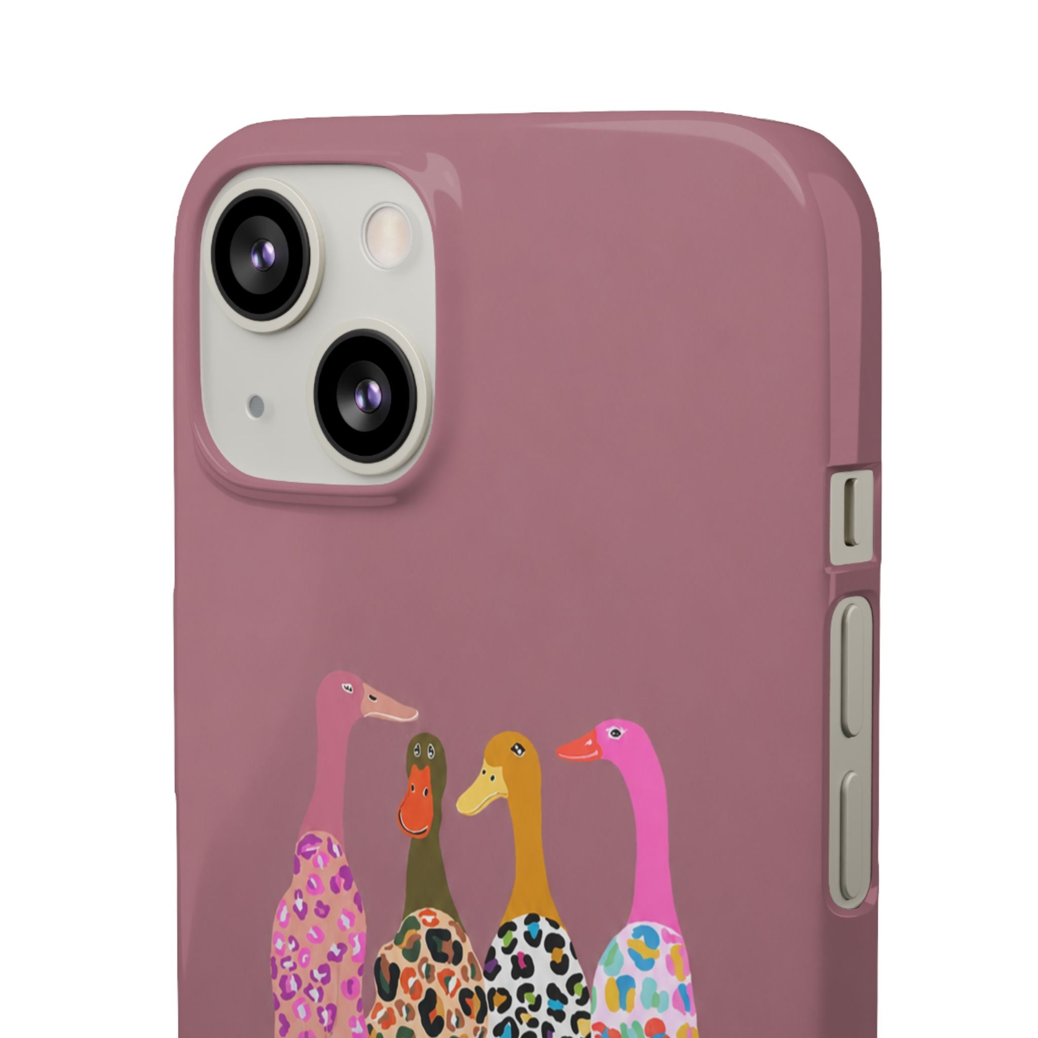 Colorful Leopard Ducks Phone Case