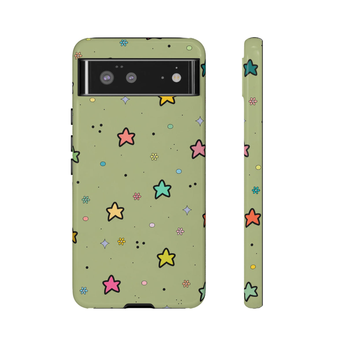 Cosmic Star Doodle Phone Case