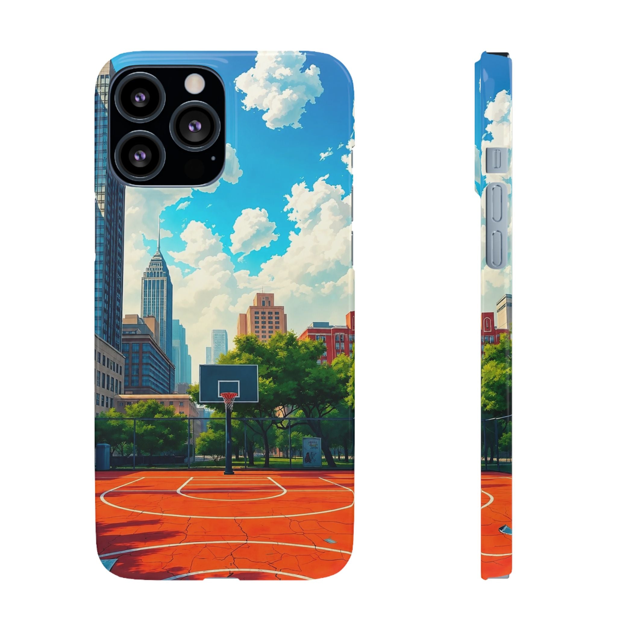 Urban Basketball Court Phone Case