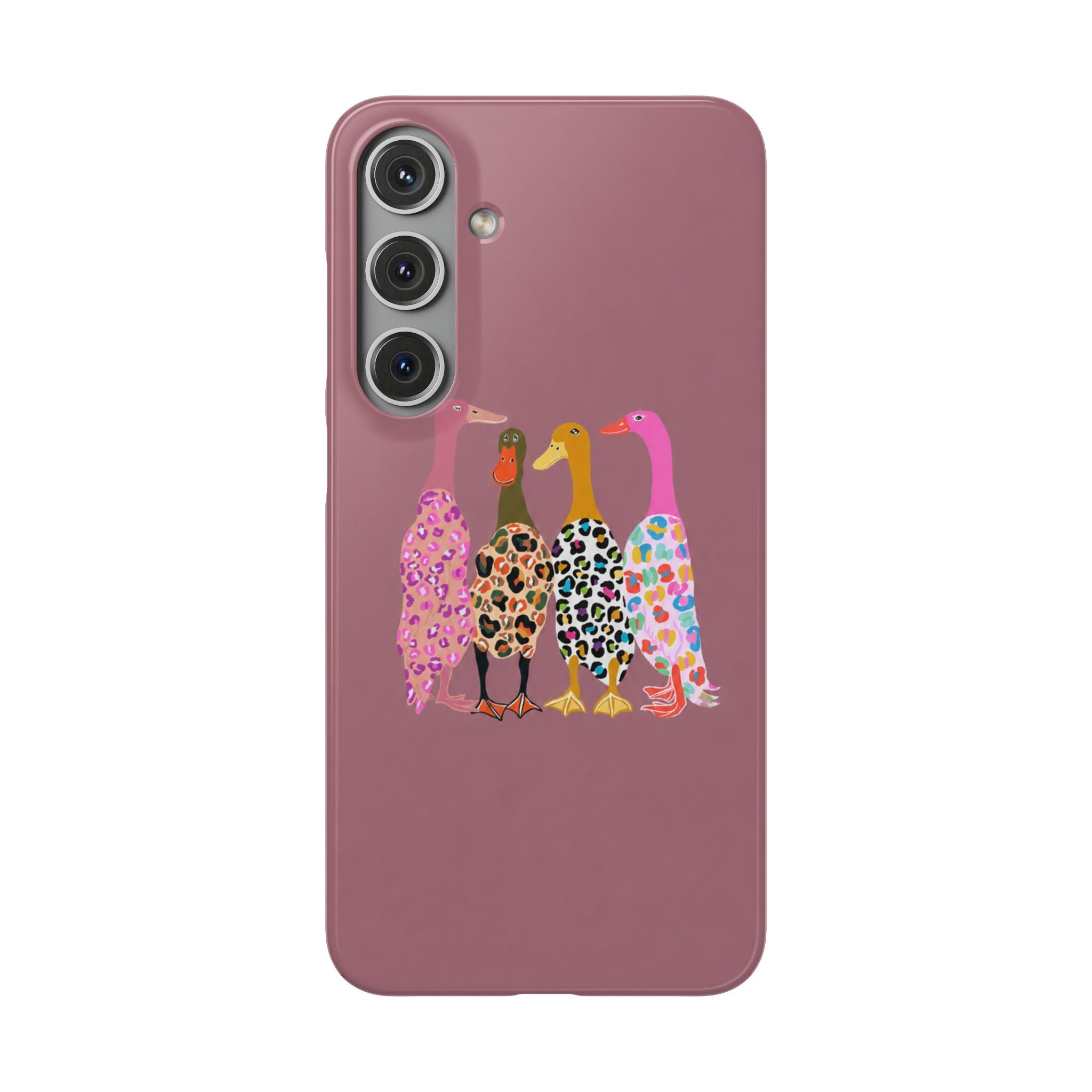 Colorful Leopard Ducks Phone Case