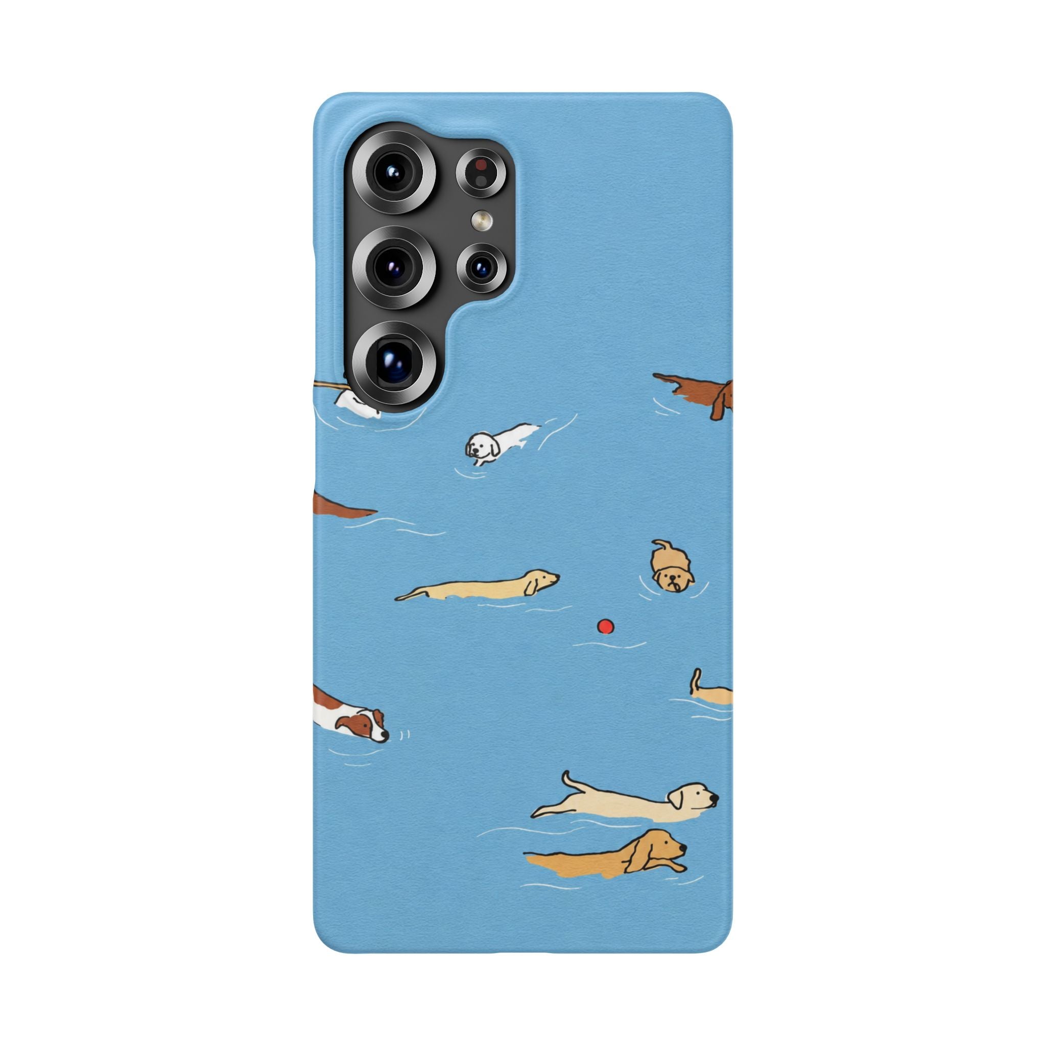 Swimming Dogs Phone Case