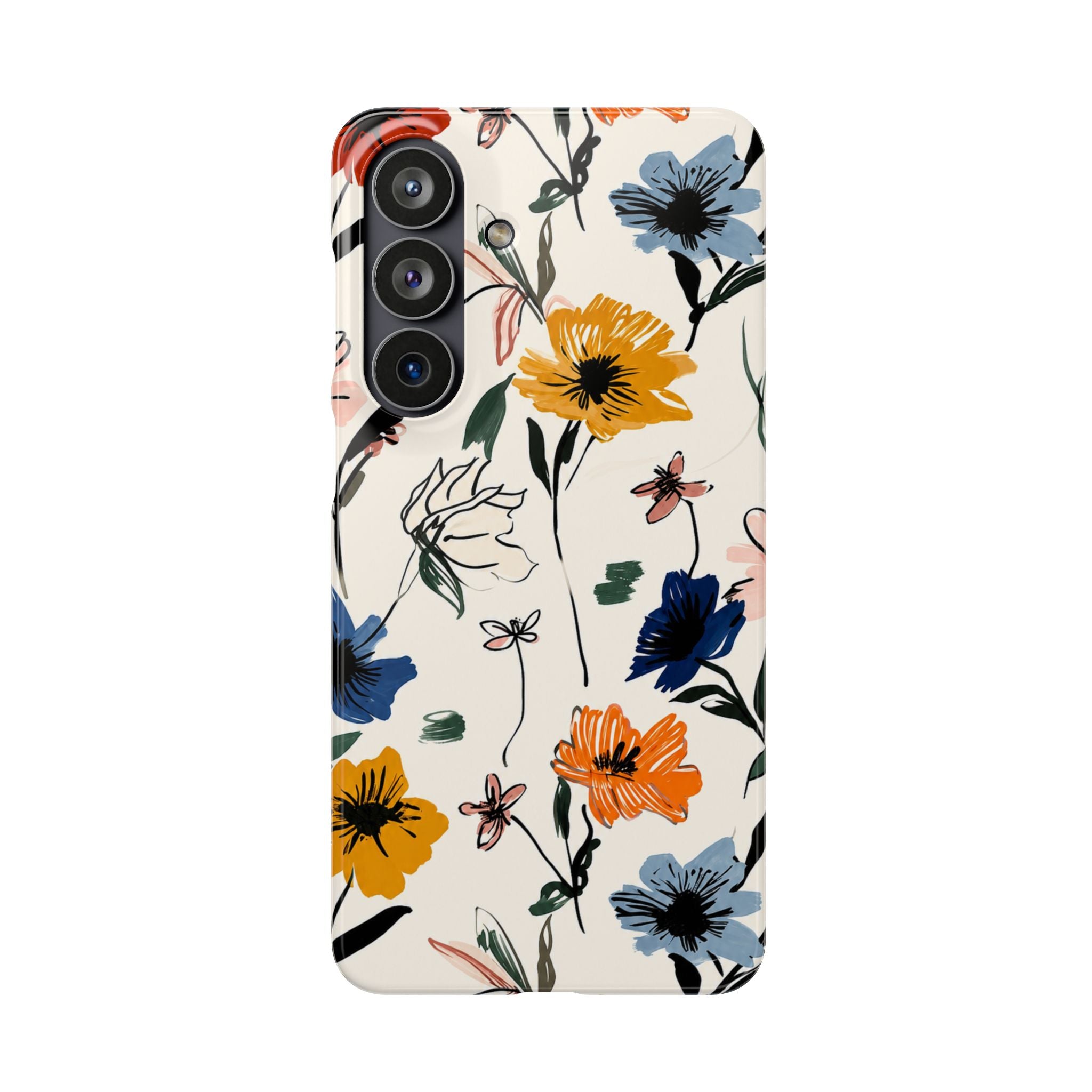 Wildflower Sketch Phone Case