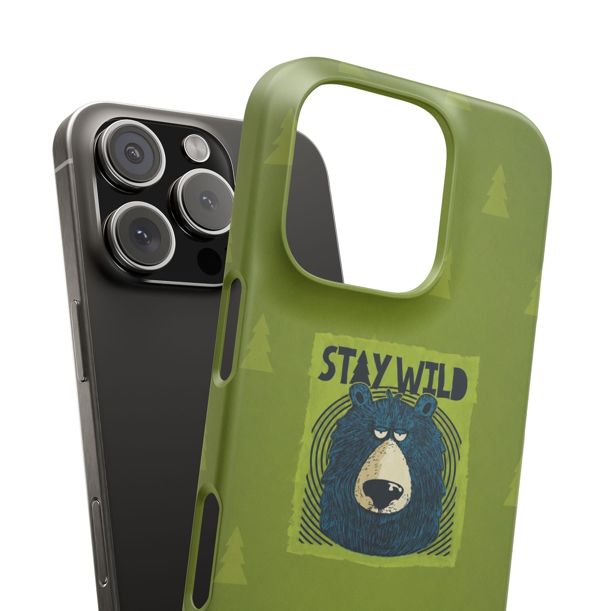 Stay Wild Bear Phone Case