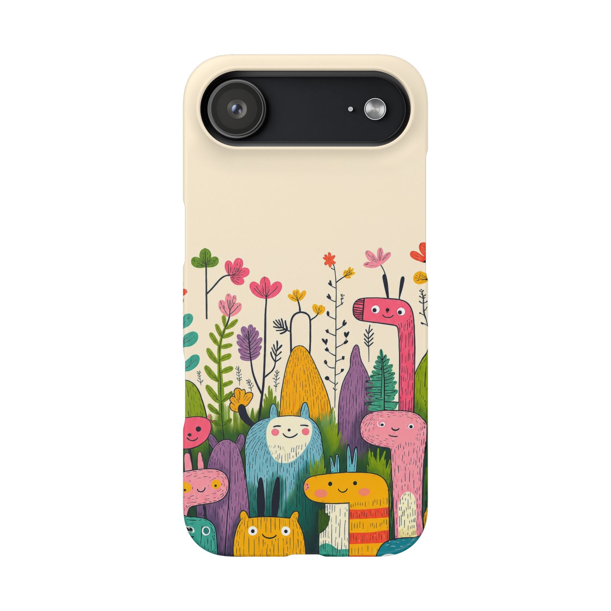 Cute Monster Garden Phone Case