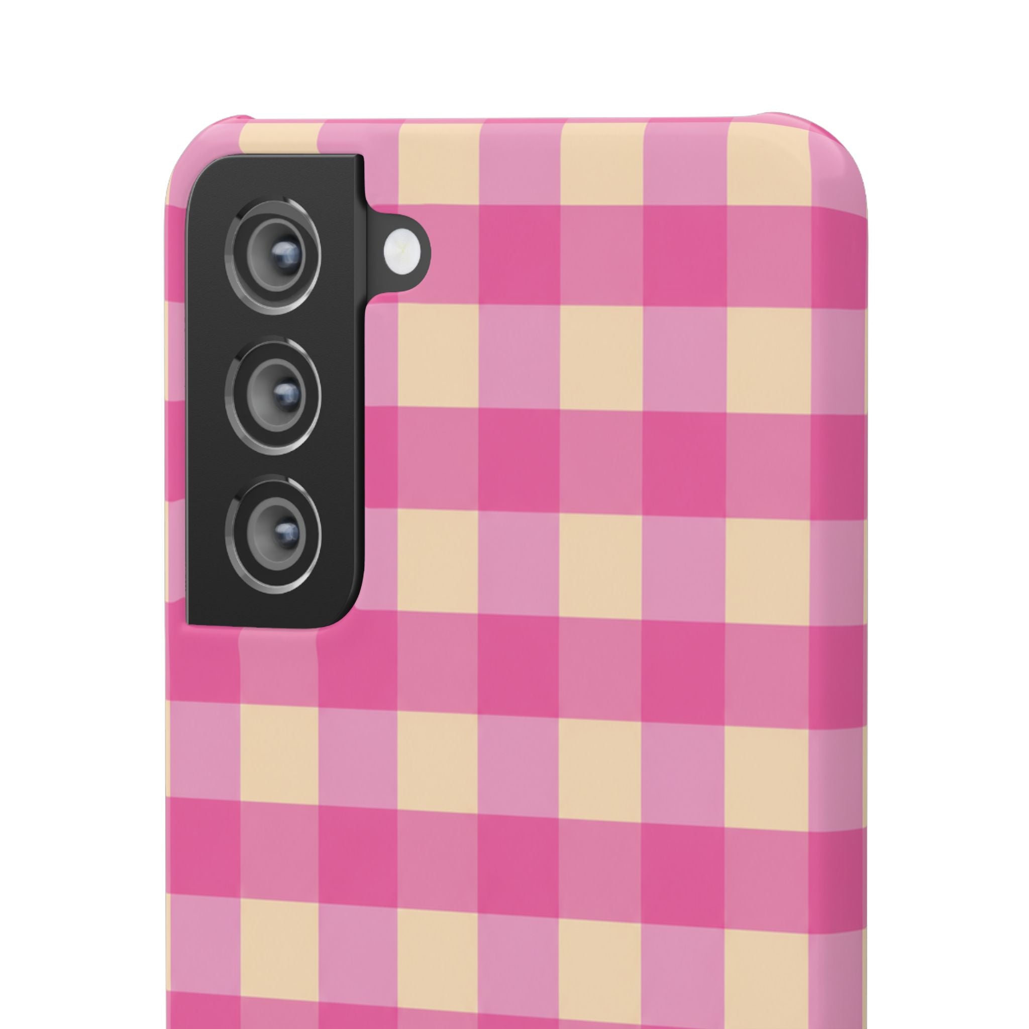 Pink Gingham Phone Case