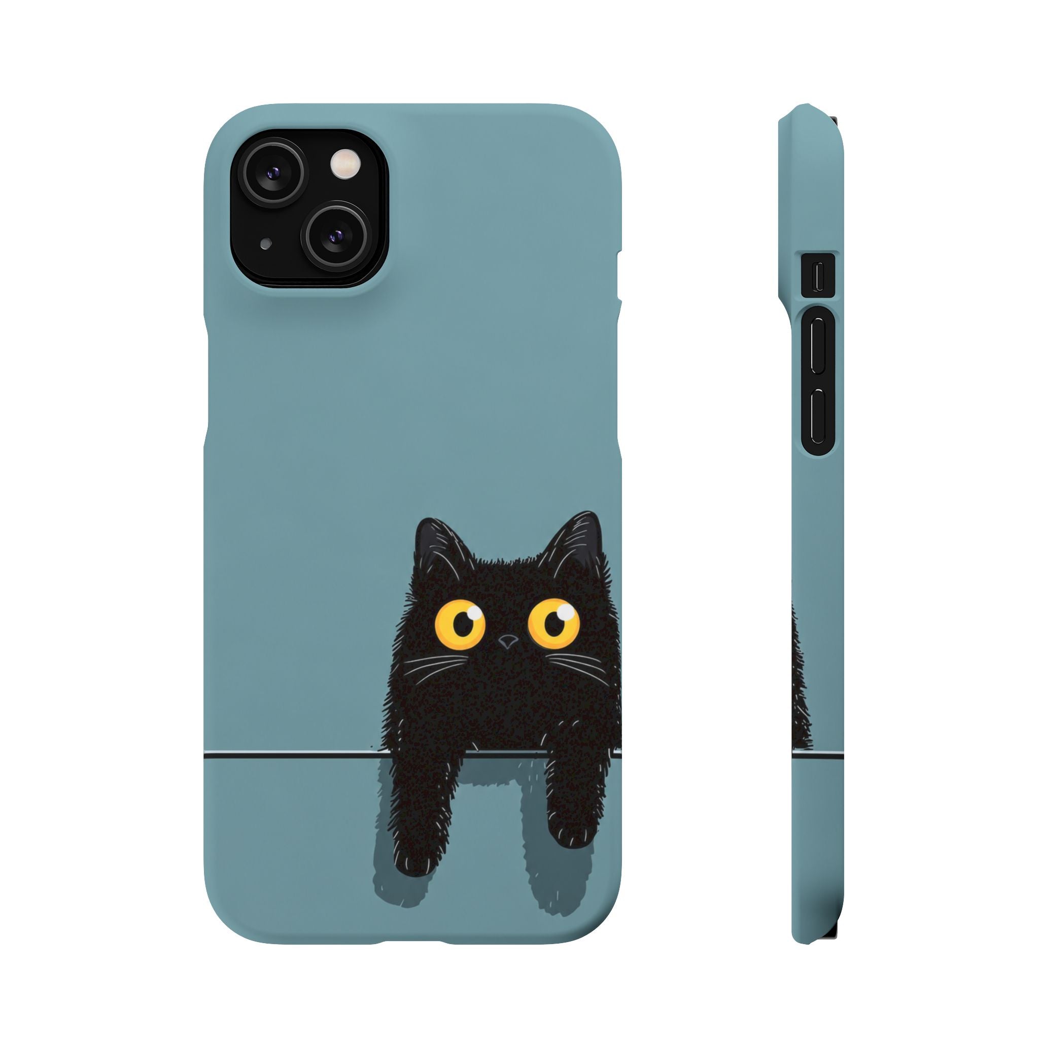 Cute Black Cat Phone Case