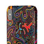 Neon Maze Phone Case