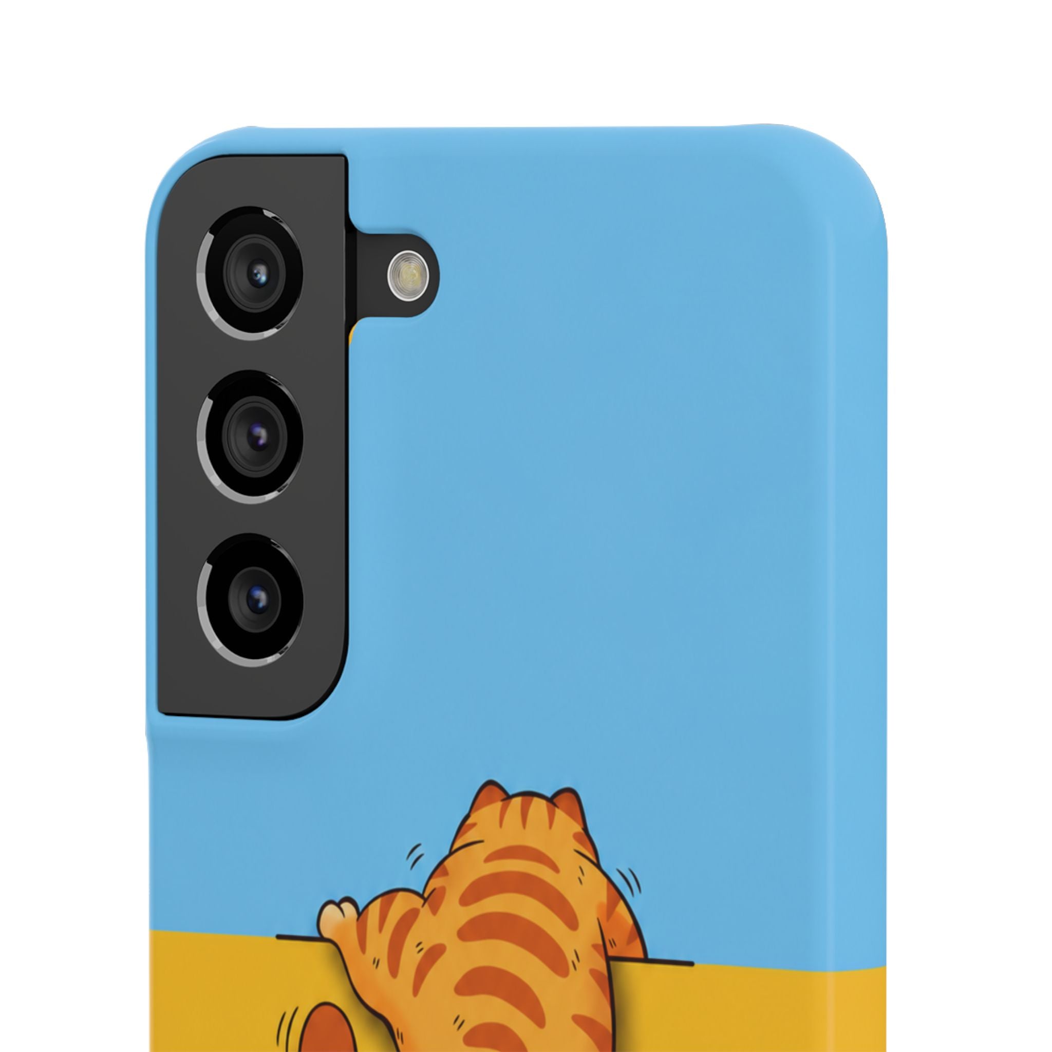 Peekaboo Orange Cat Phone Case