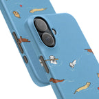 Swimming Dogs Phone Case