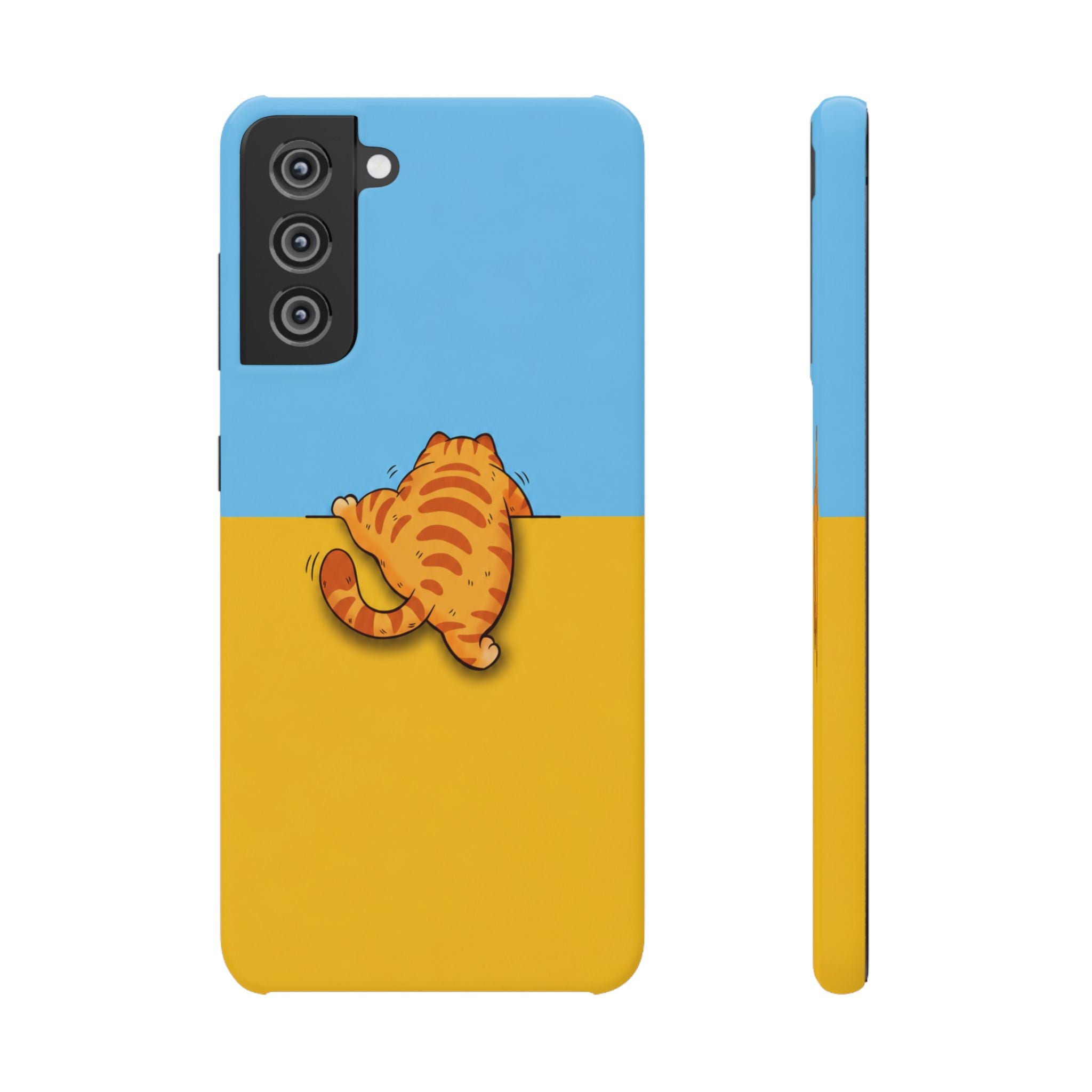 Peekaboo Orange Cat Phone Case