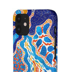 Abstract Blue Pattern Phone Case
