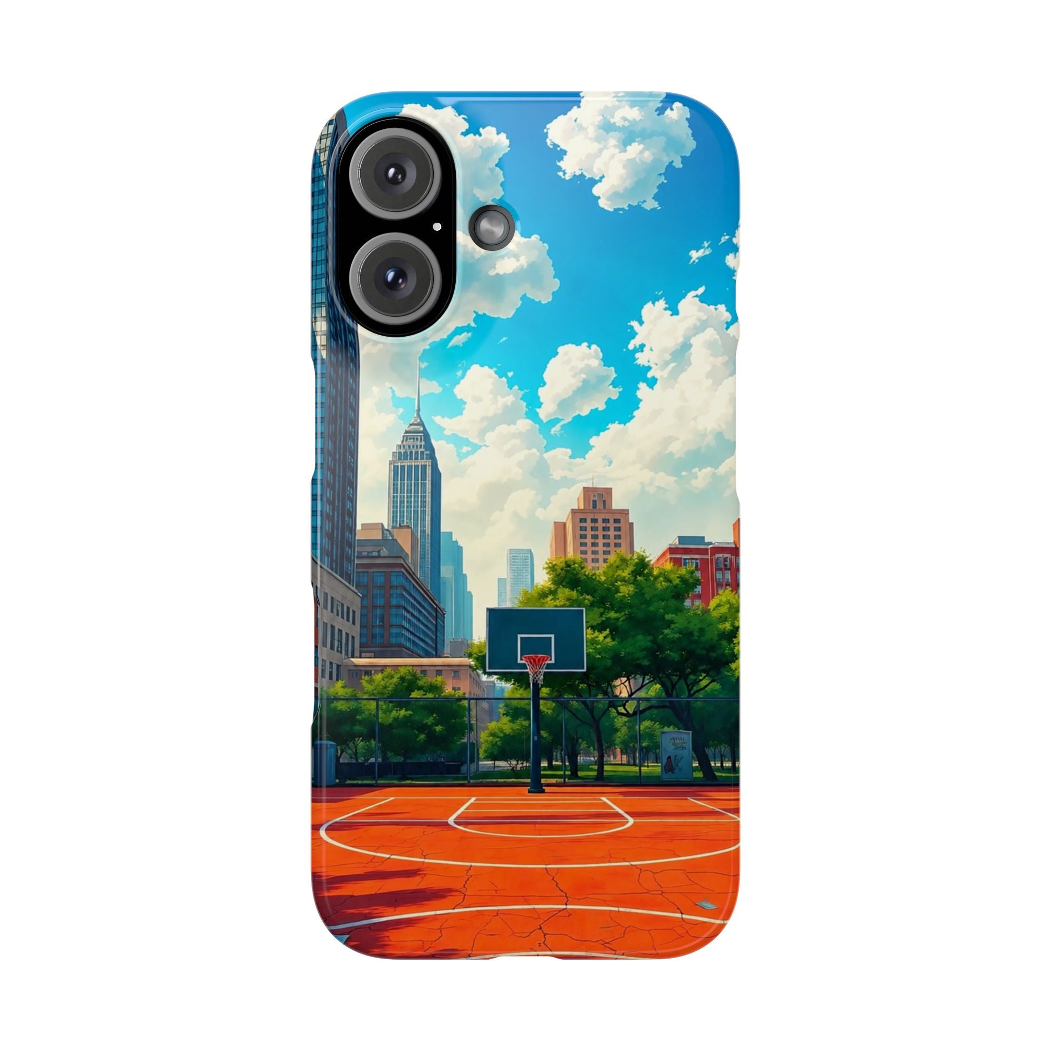 Urban Basketball Court Phone Case