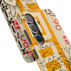 Retro Cassette Floral Phone Case