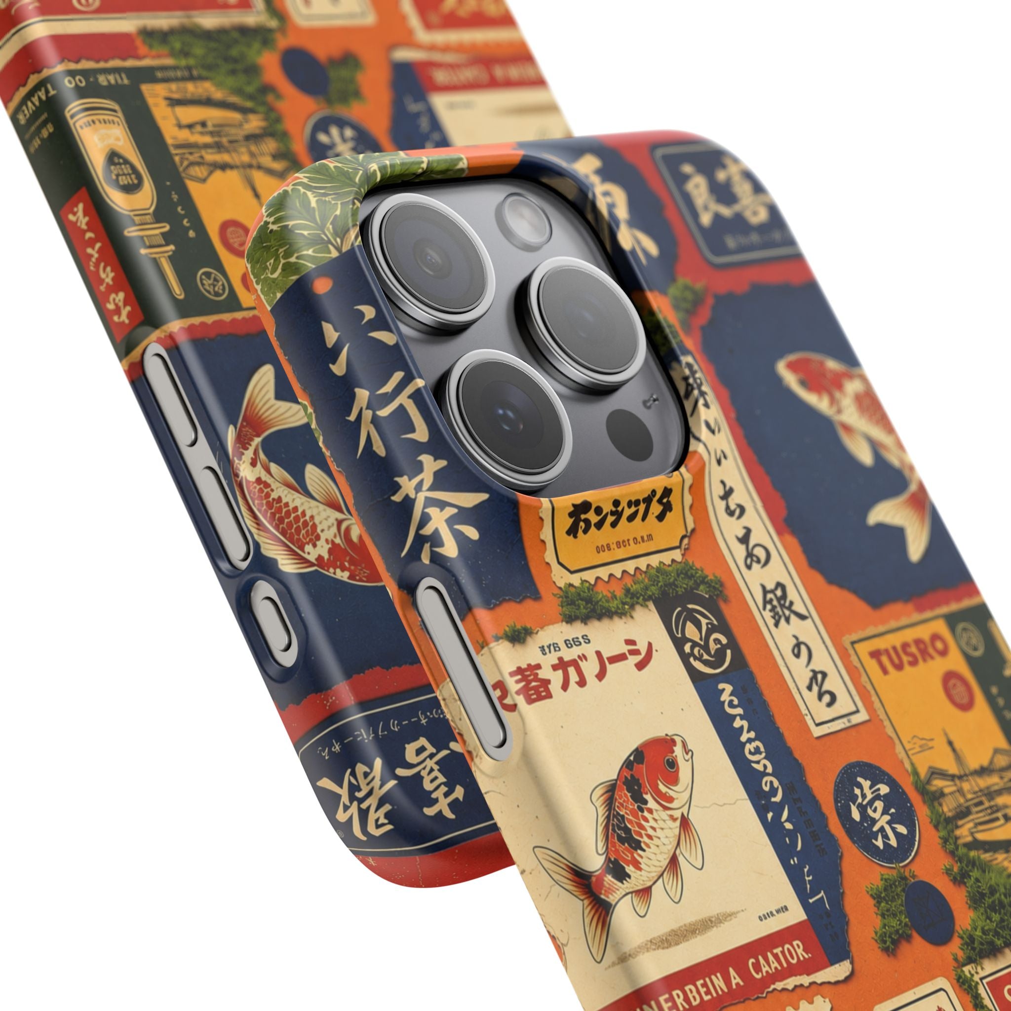 Vintage Japanese Koi Phone Case