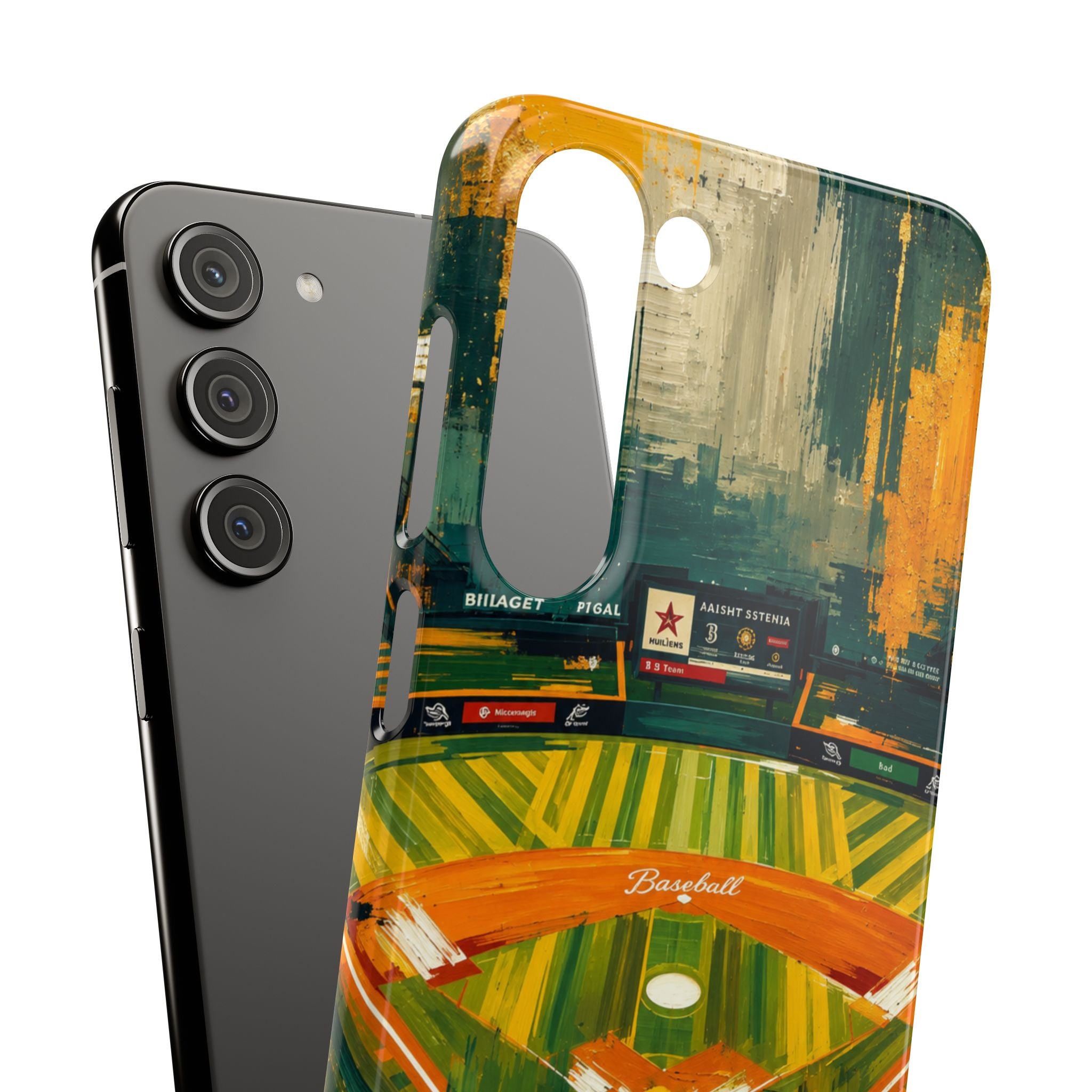 Abstract Baseball Stadium Phone Case