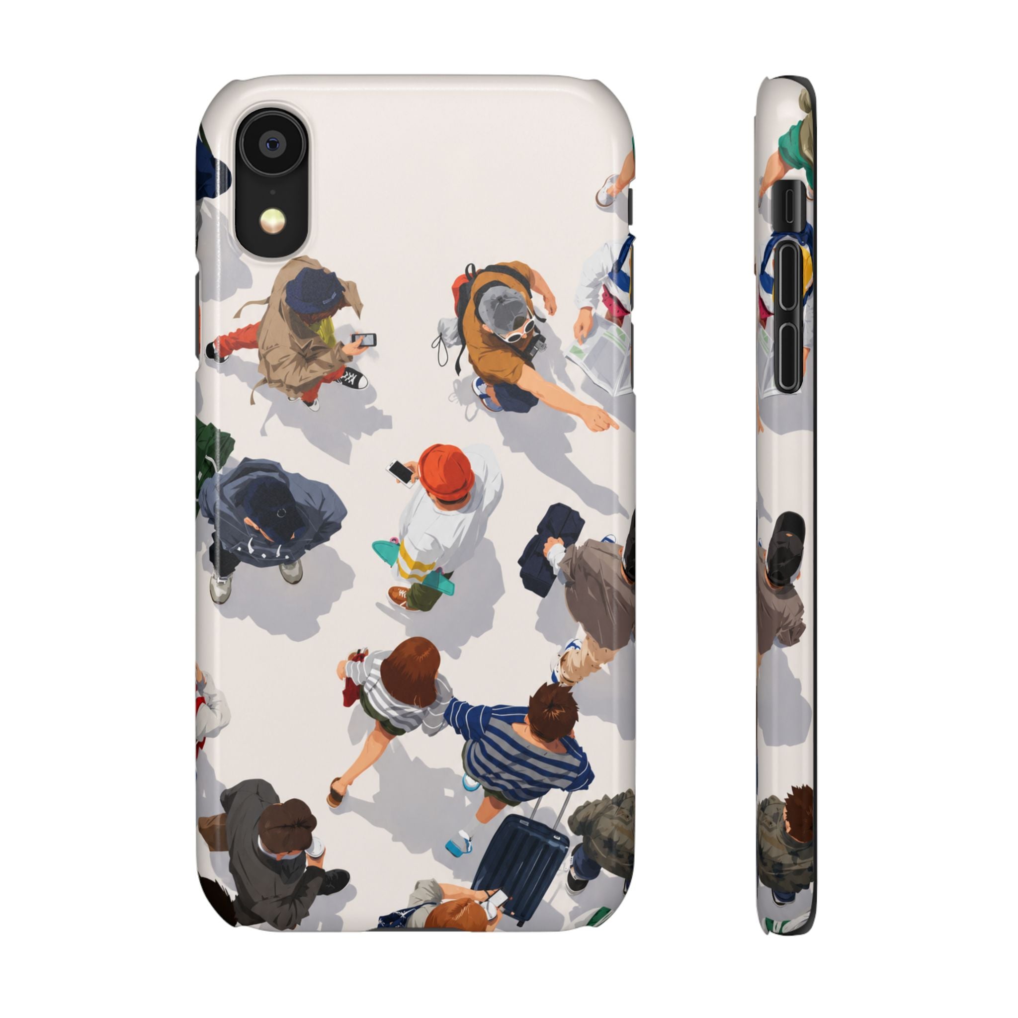 City Crowd Aesthetic Phone Case