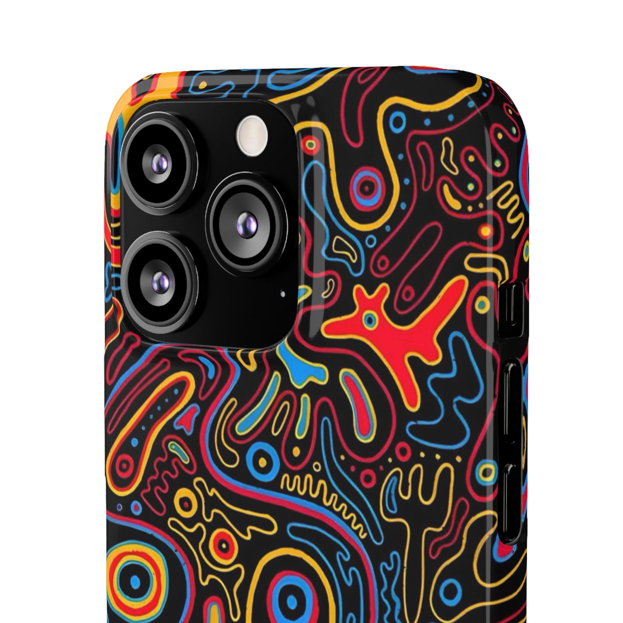 Neon Maze Phone Case