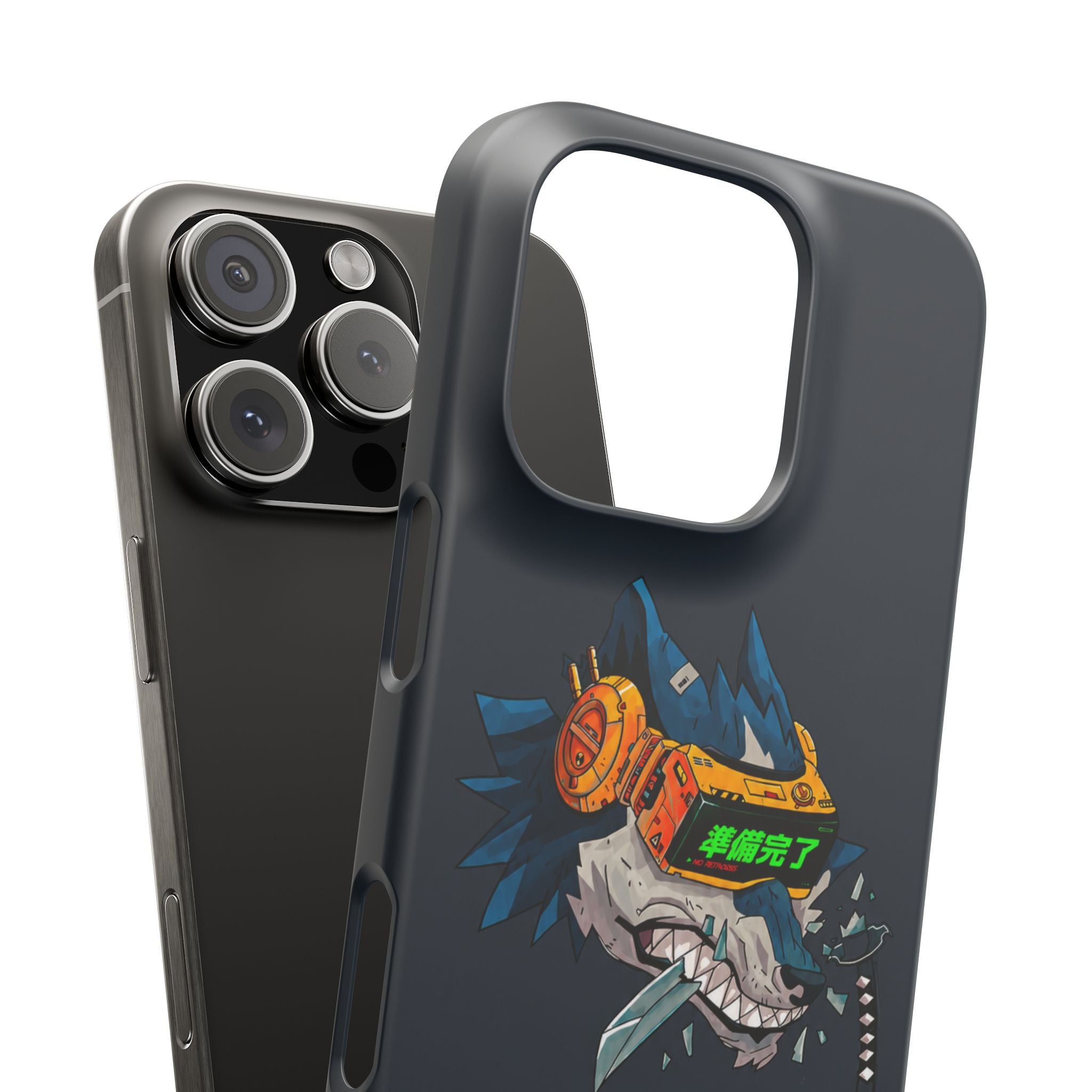 Cyberpunk Wolf Phone Case