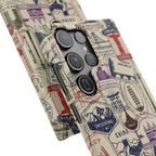 Vintage Travel Stamps Phone Case