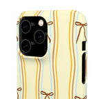 Bow Stripe Phone Case
