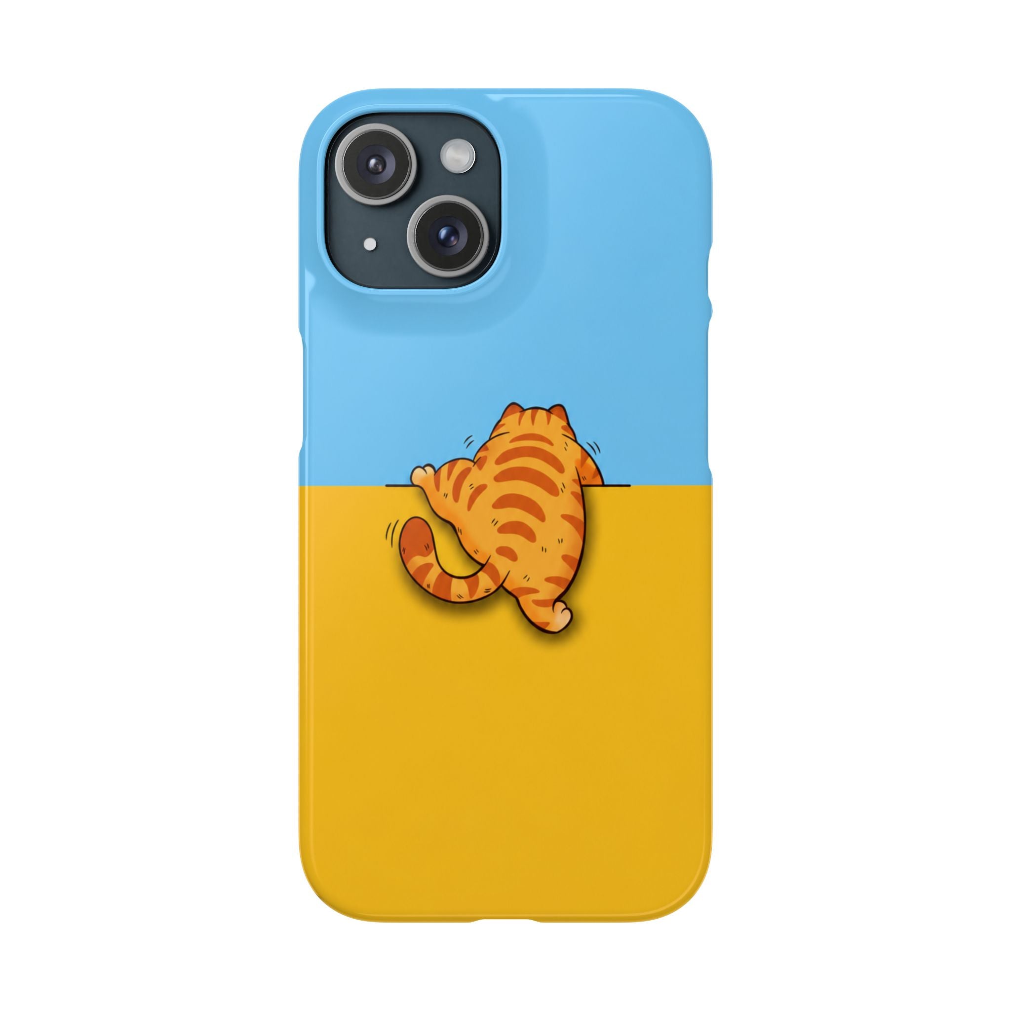 Peekaboo Orange Cat Phone Case