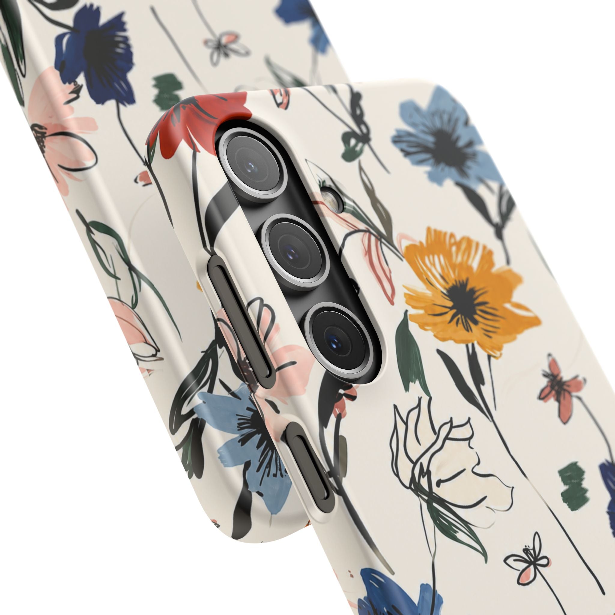 Wildflower Sketch Phone Case