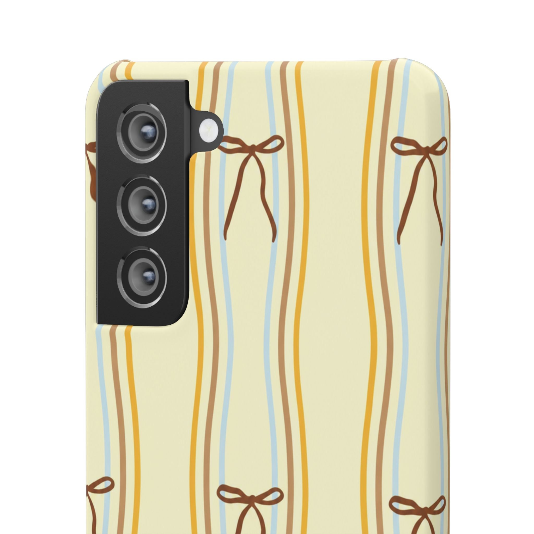 Bow Stripe Phone Case