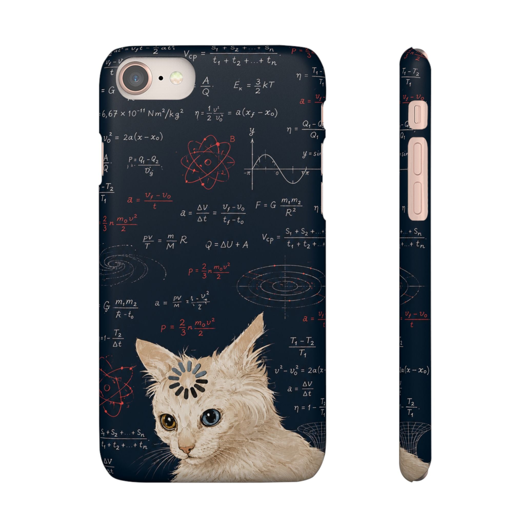 Quantum Kitty Physics Phone Case