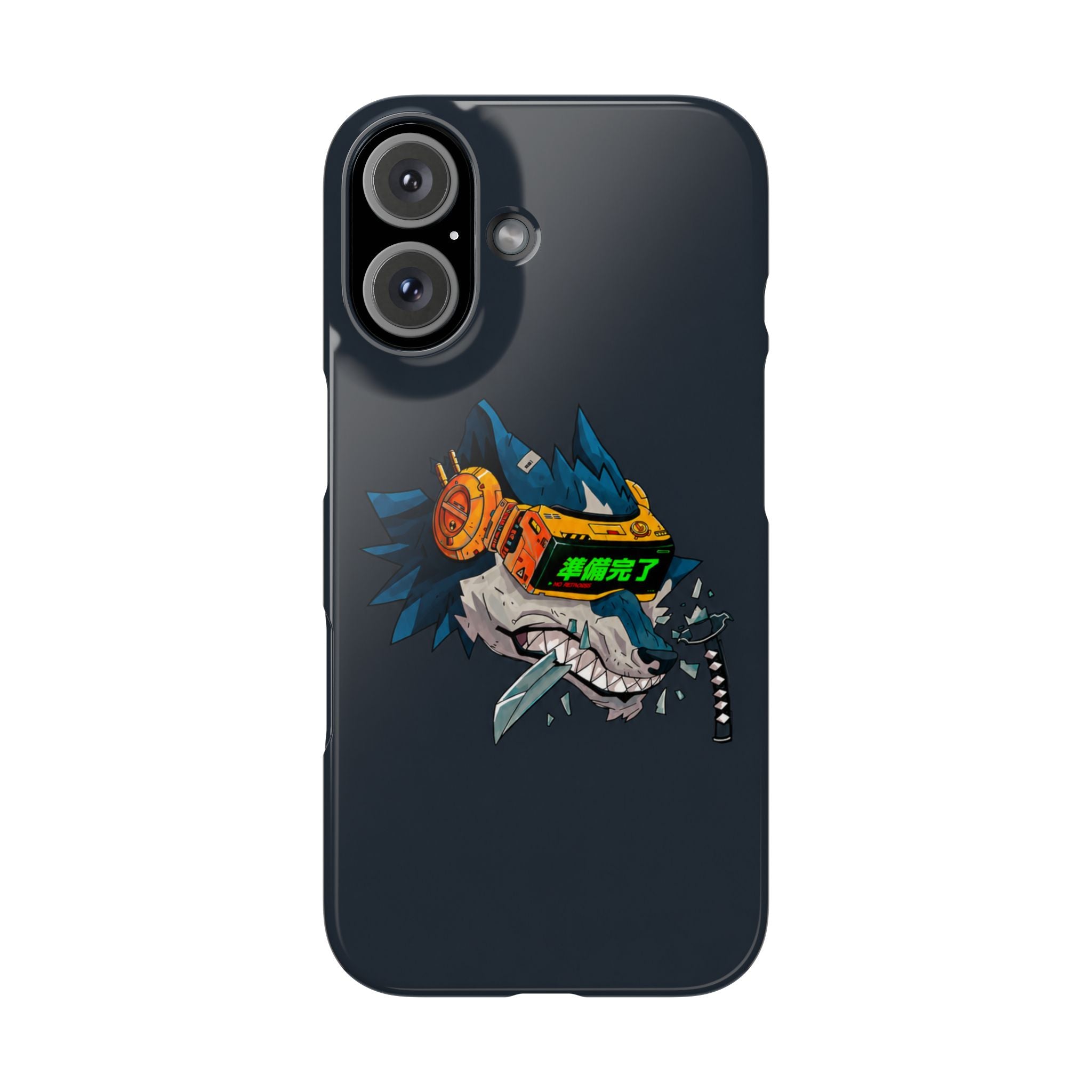 Cyberpunk Wolf Phone Case