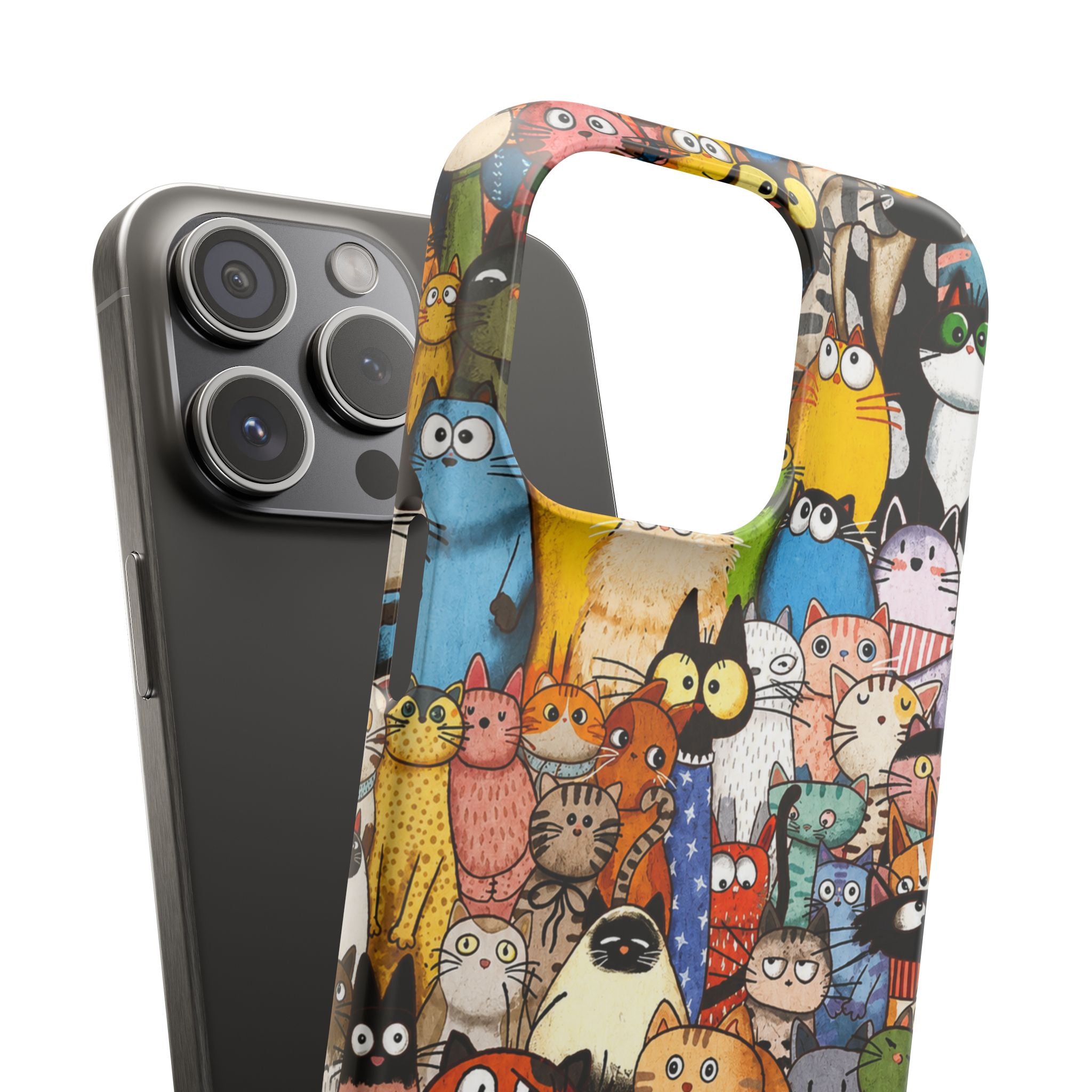 Cute Cat Pattern Phone Case