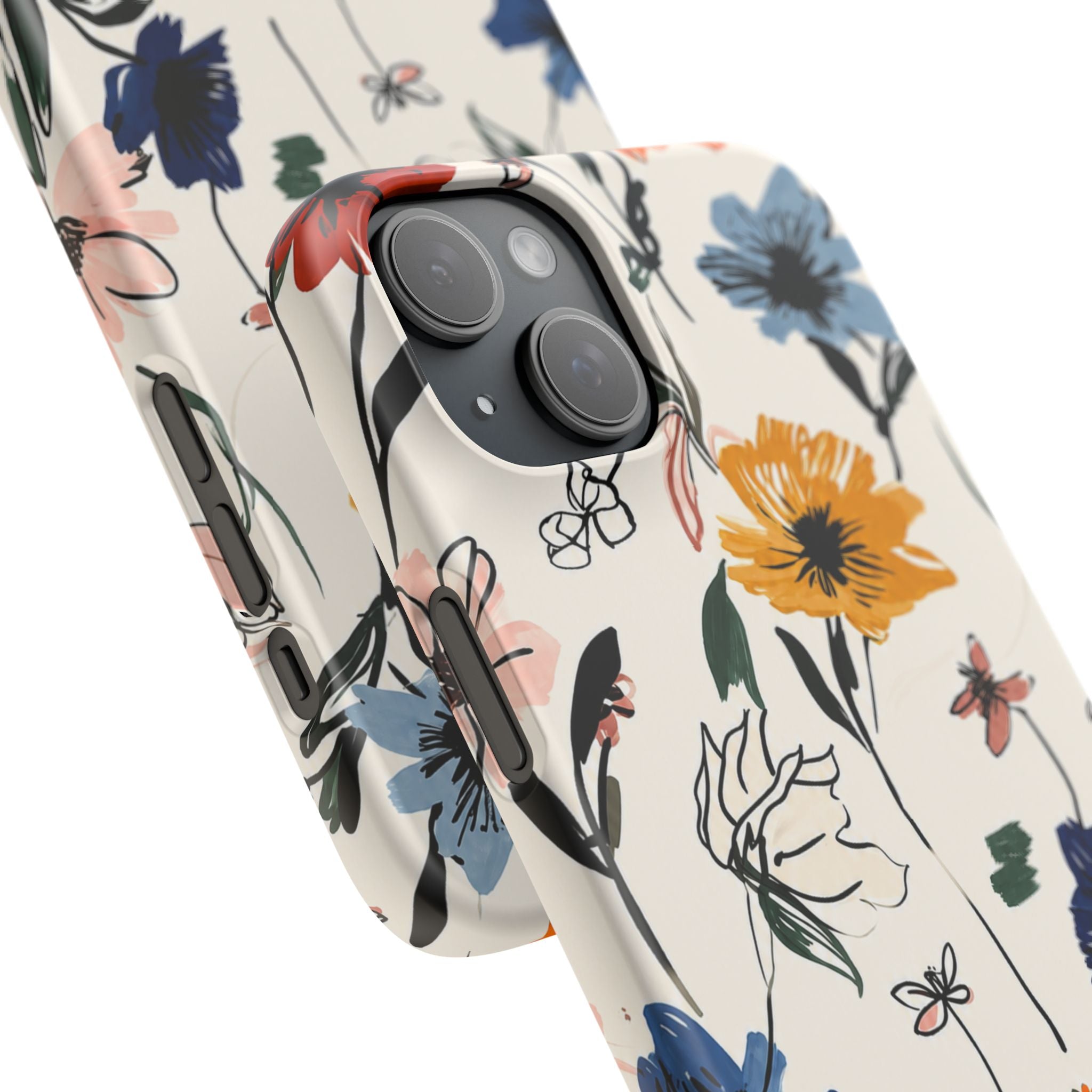 Wildflower Sketch Phone Case