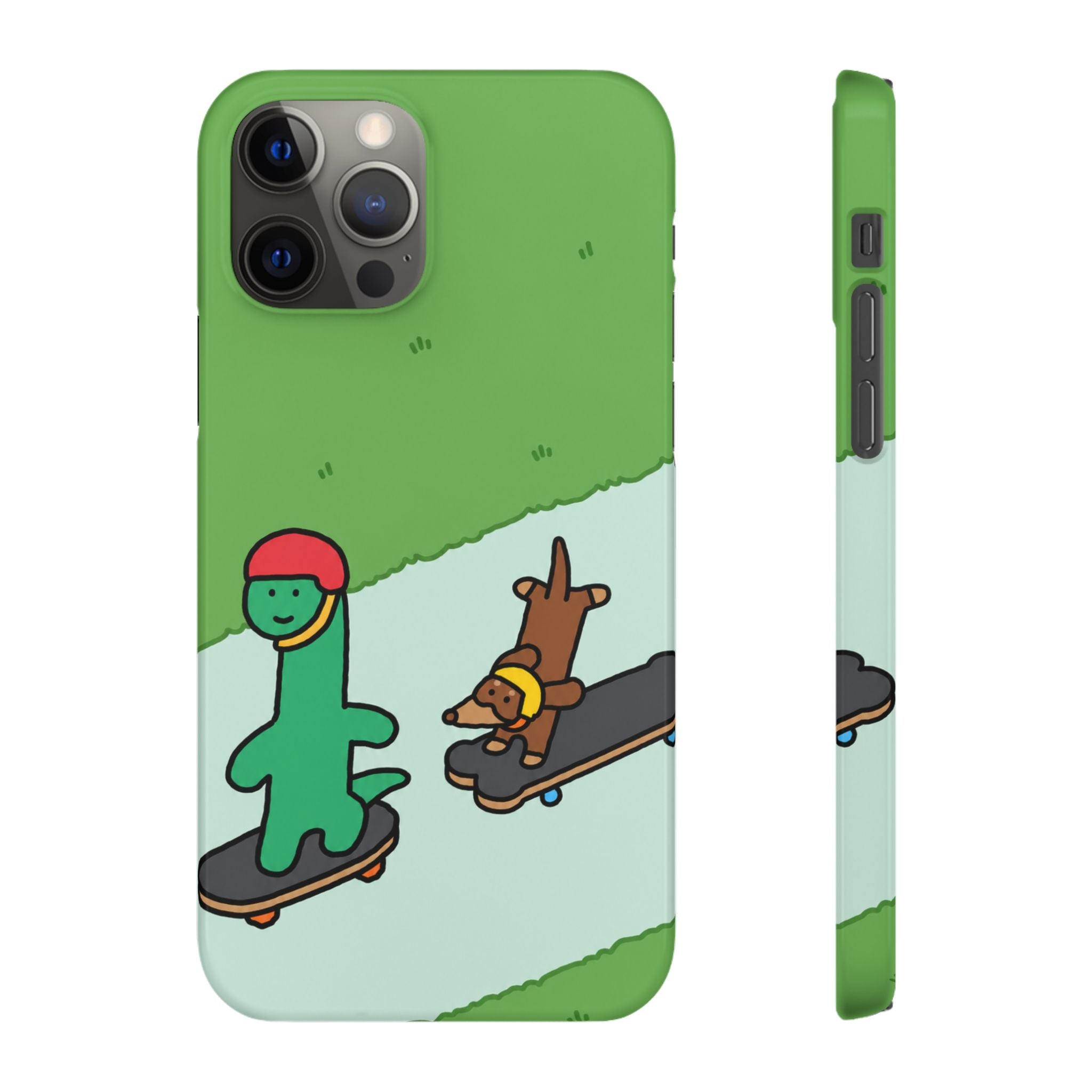 Skater Dino Phone Case