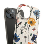 Wildflower Sketch Phone Case