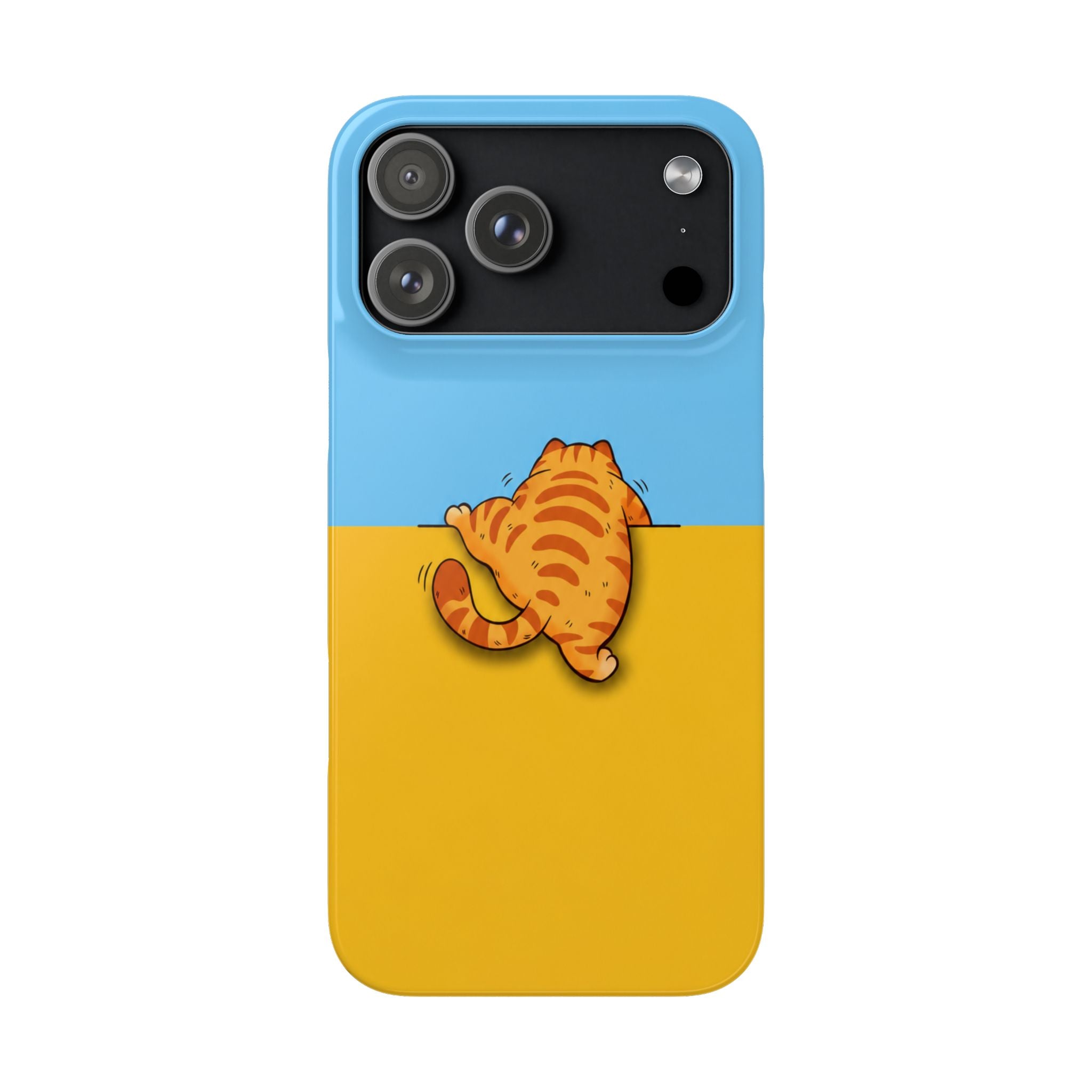 Peekaboo Orange Cat Phone Case