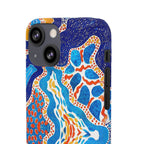 Abstract Blue Pattern Phone Case