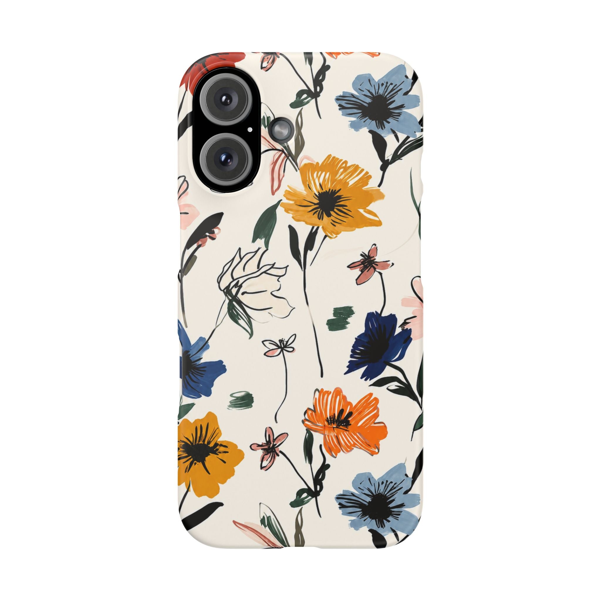 Wildflower Sketch Phone Case