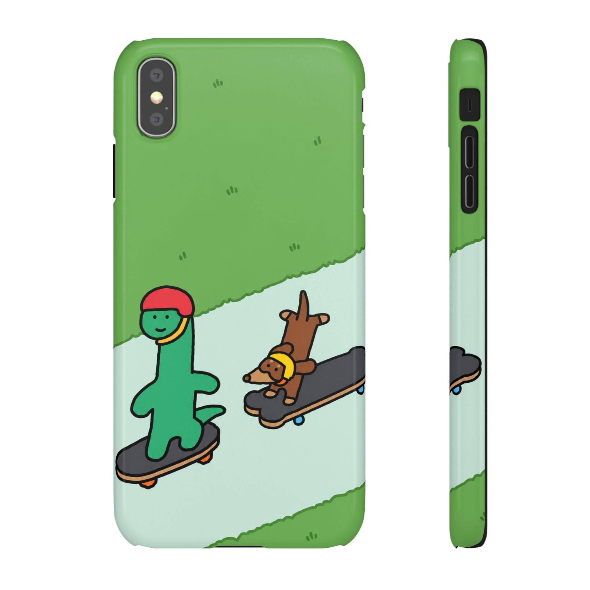 Skater Dino Phone Case