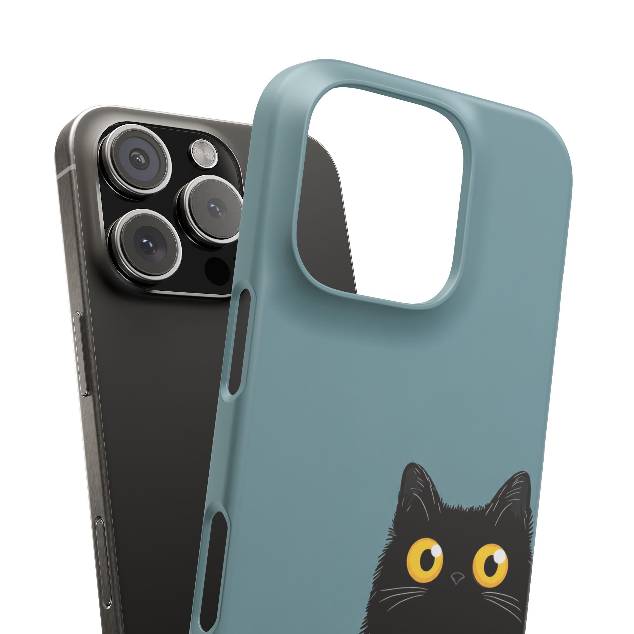 Cute Black Cat Phone Case