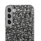 Black and White Skull Pattern Phone Case