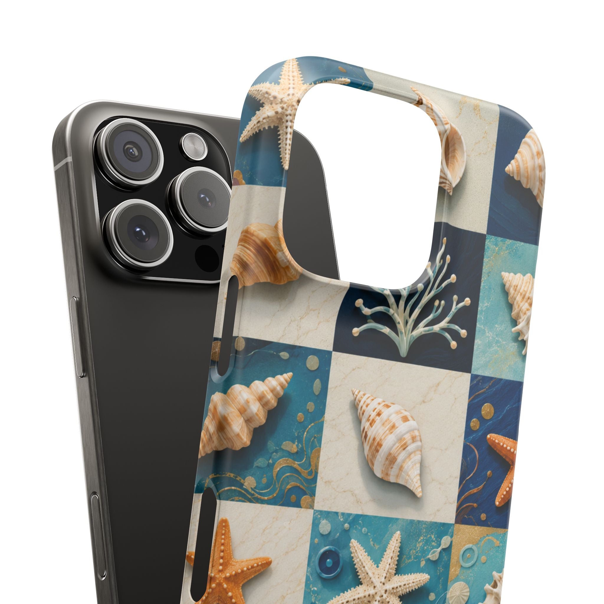 Coastal Seashell Mosaic Phone Case
