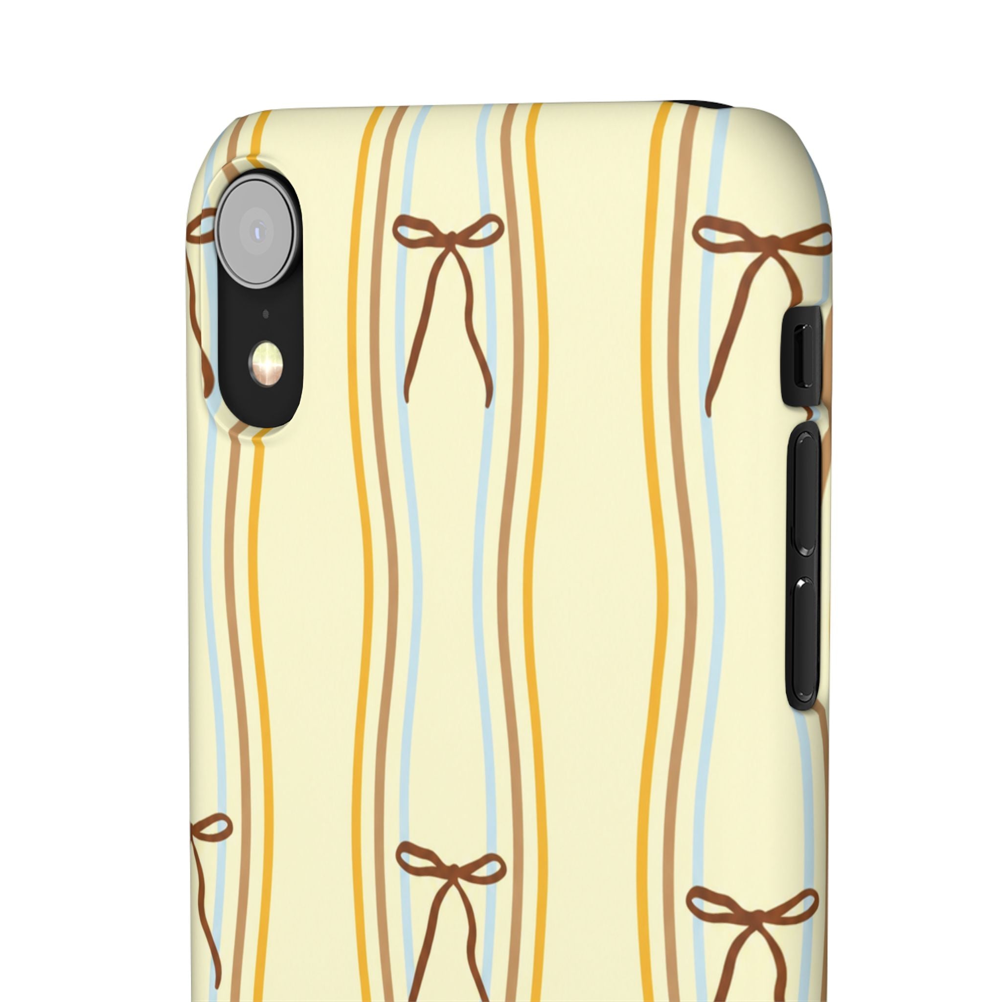 Bow Stripe Phone Case