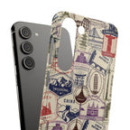 Vintage Travel Stamps Phone Case