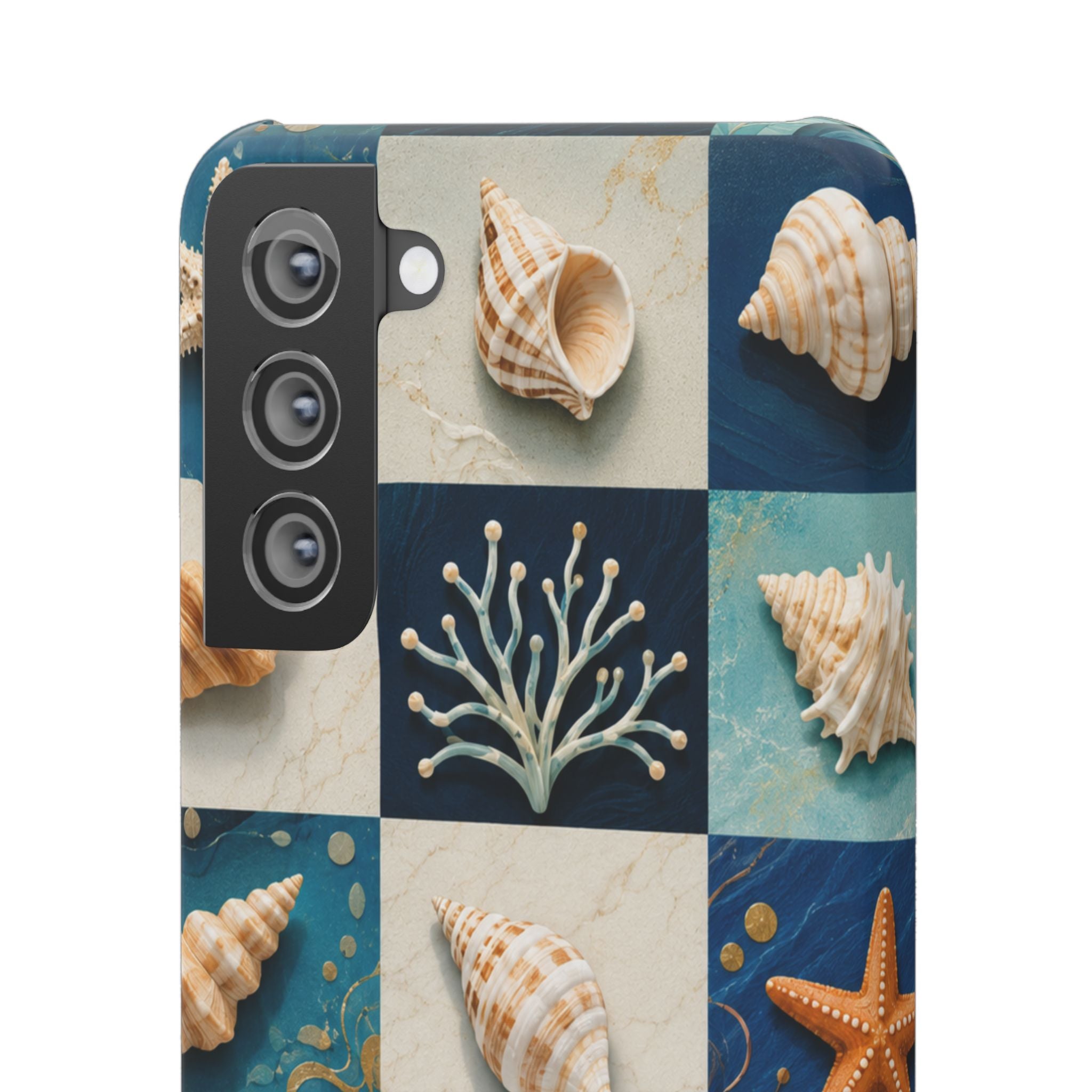 Coastal Seashell Mosaic Phone Case